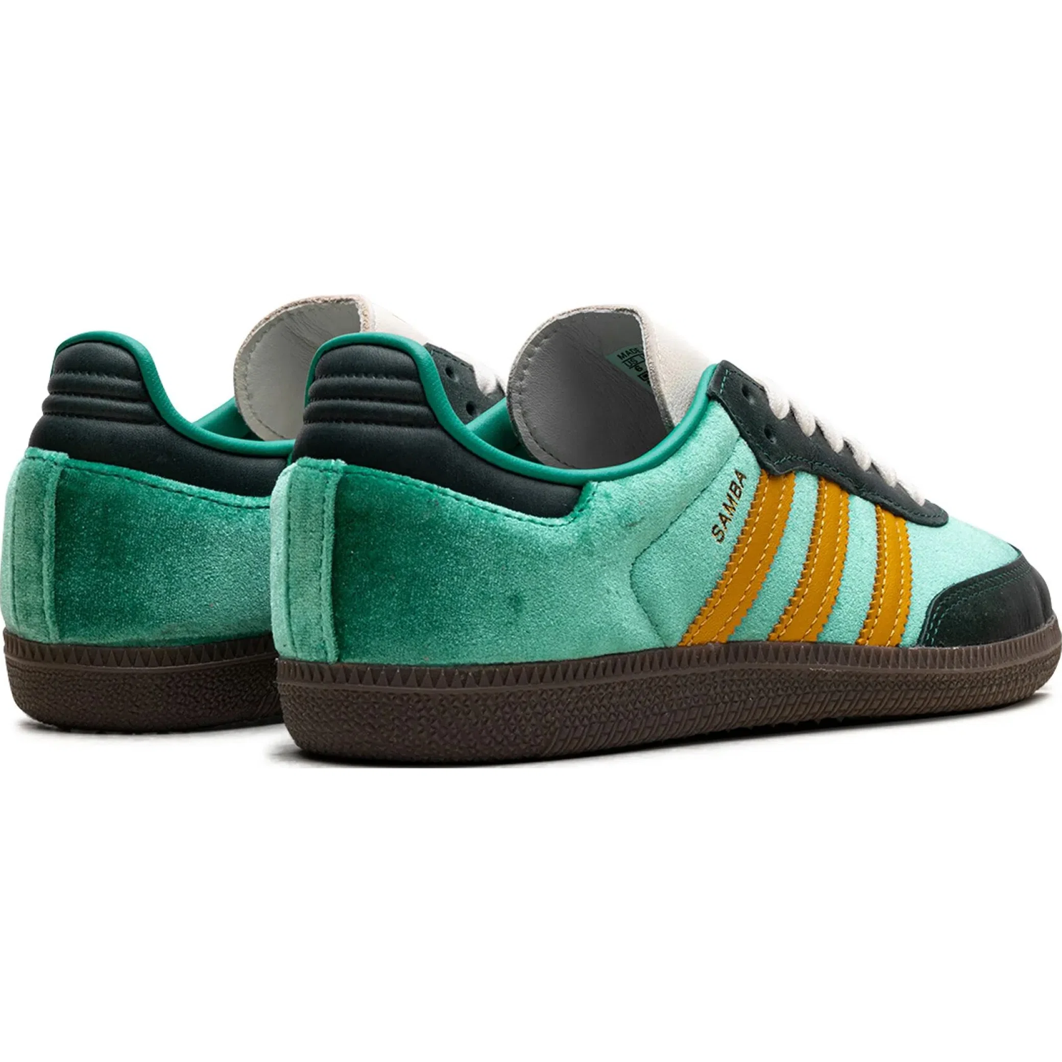 Кроссовки Adidas Samba OG WMNS "Court Green Preloved Yellow" | Farsel