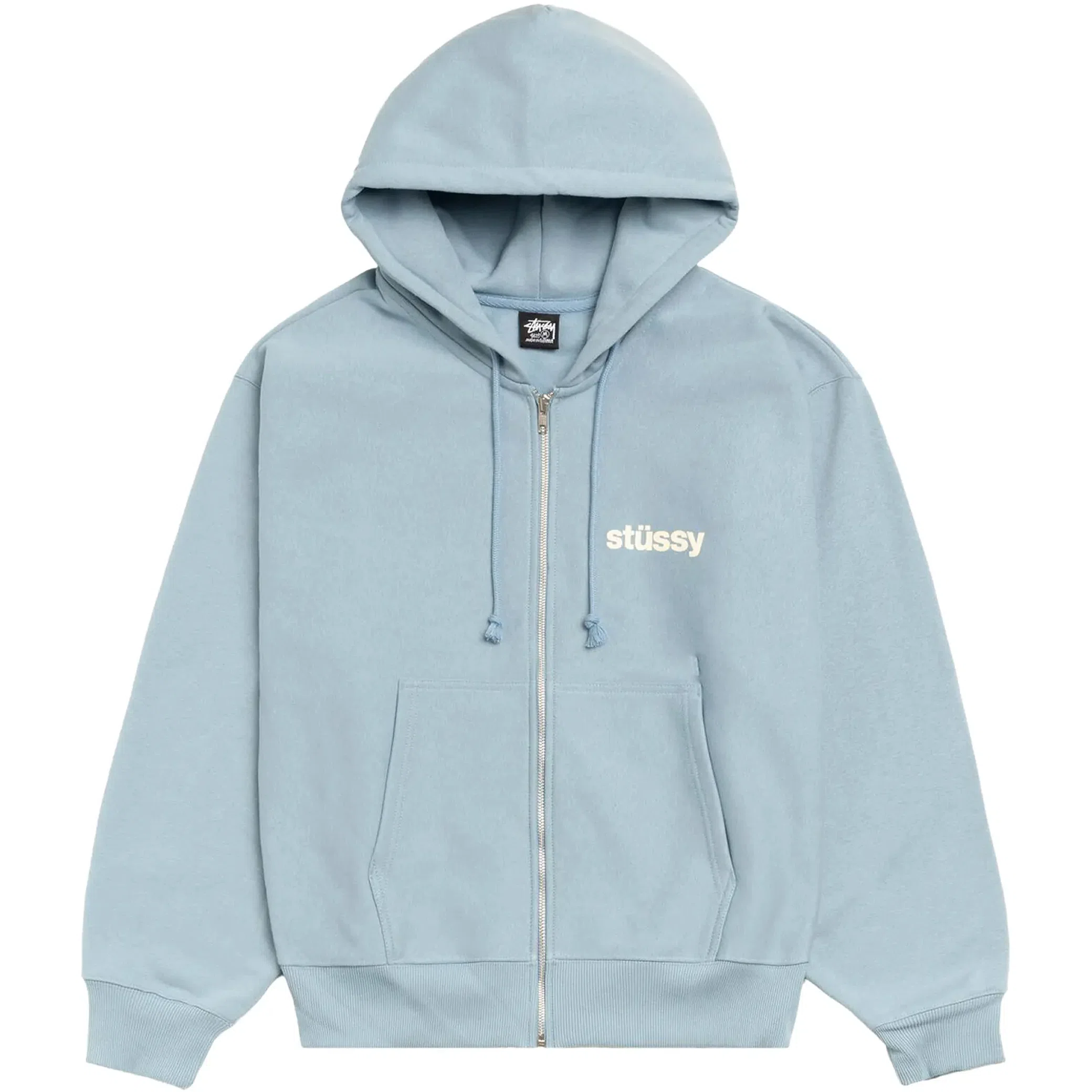 Худи Stussy Built Tough Zip Hoodie "Slate" | Farsel