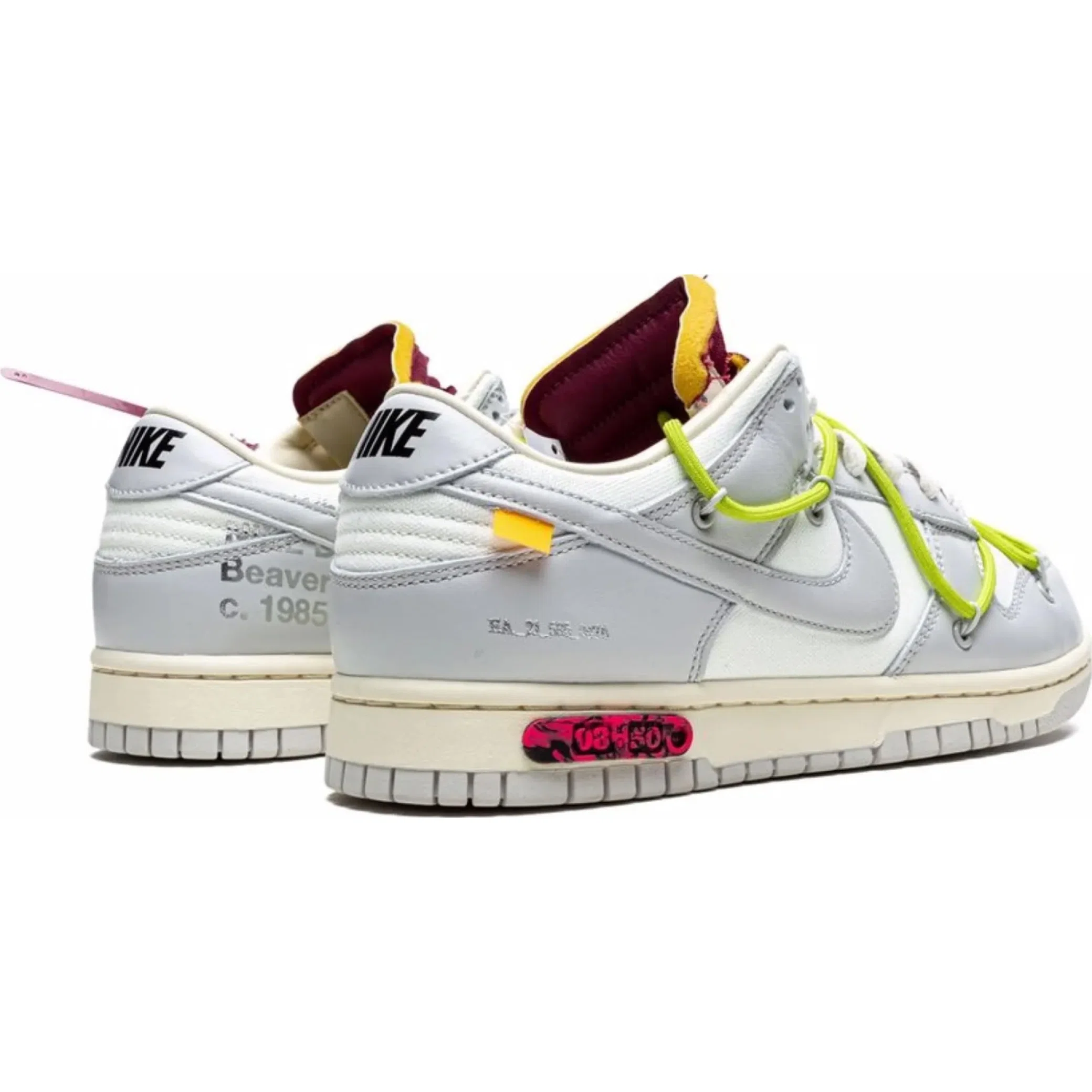 Кроссовки Nike Dunk Low "Off-White - Lot 8" | Farsel