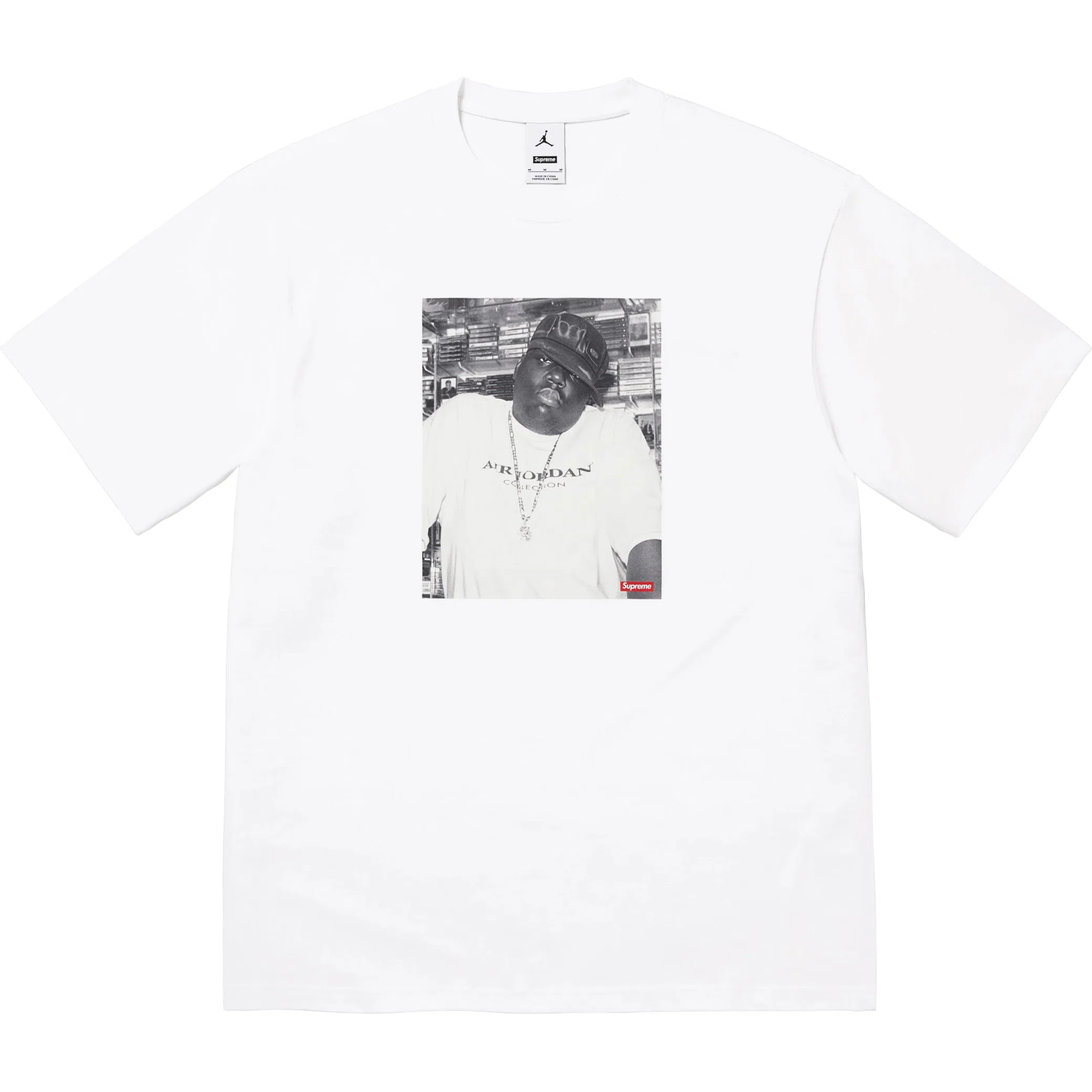 Футболки Supreme FW24 Jordan Biggie S/S Top "White" | Farsel