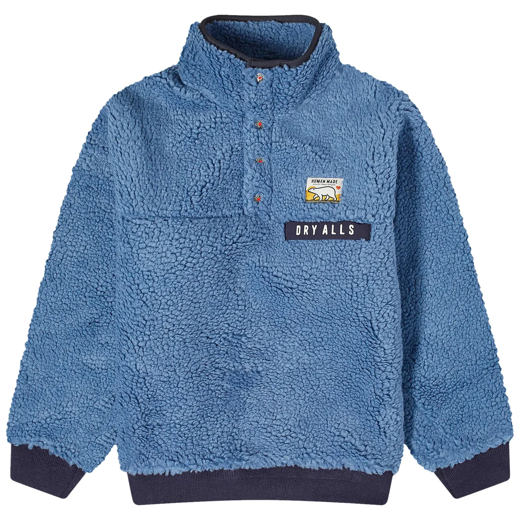 Свитеры Human Made Boa Fleece Pullover "Blue" | Farsel