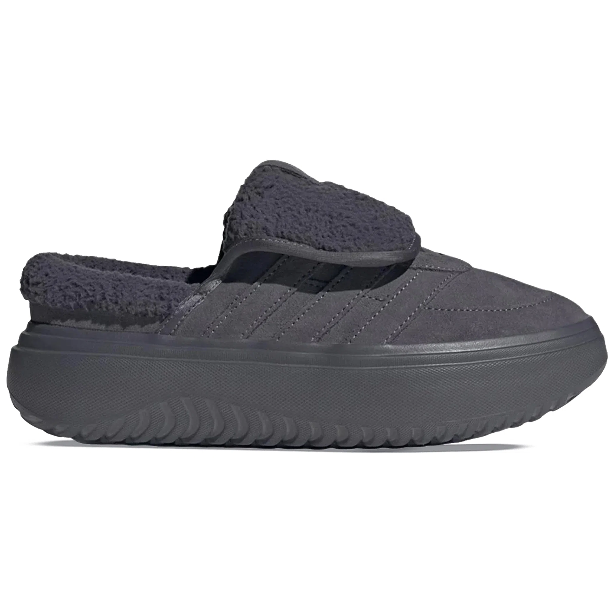 Мюли Adidas Grand Court Mule WMNS "Grey Five Silver Metallic" | Farsel