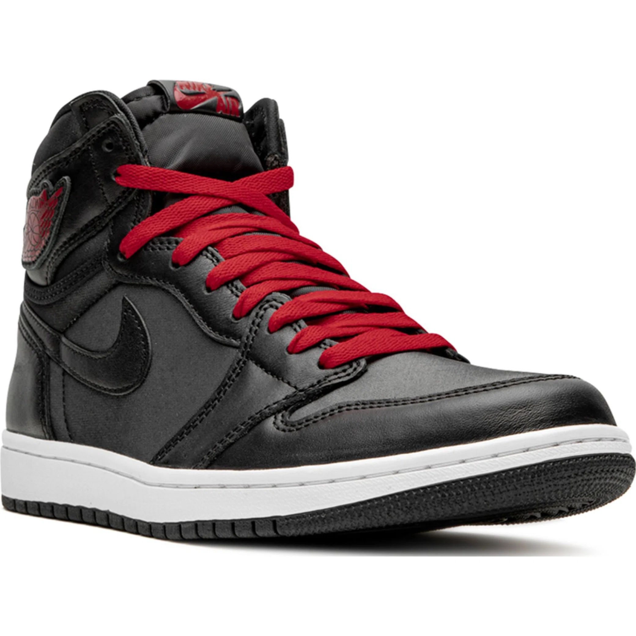  Nike Air Jordan 1 High Retro "Black Satin / Gym Red" | Farsel