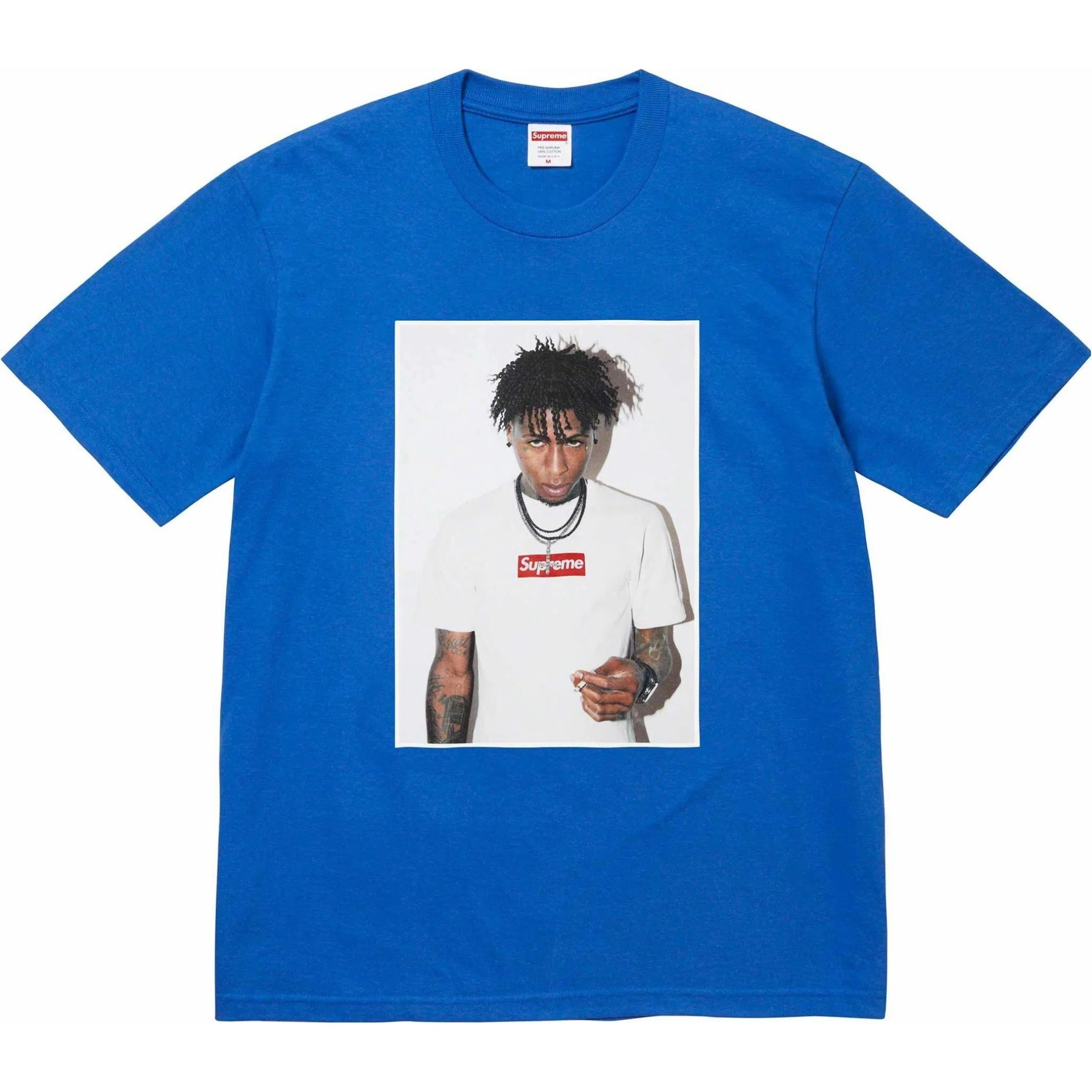  Supreme FW23 WEEK1 NBA YOUNGBOY Tee "Royal" | Farsel