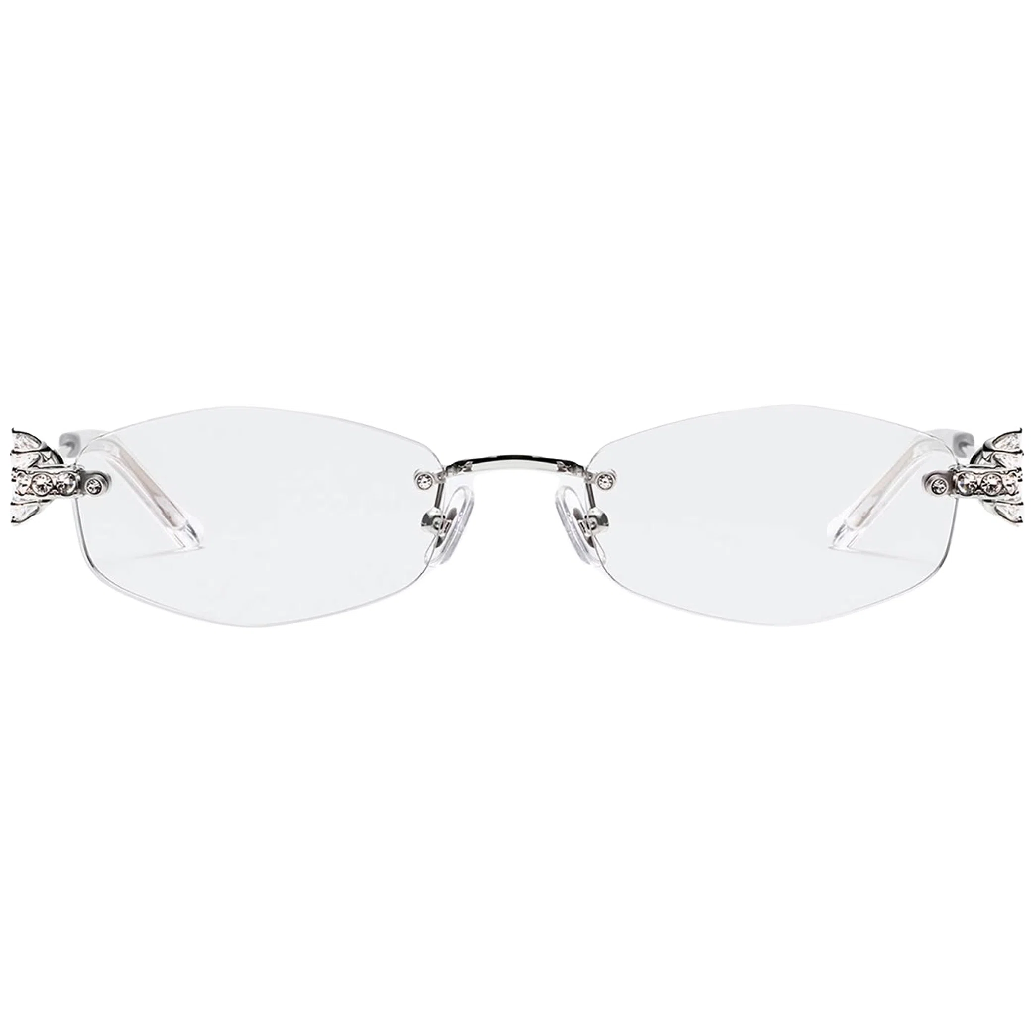Очки Gentle Monster Glitz 02 Sunglasses "Silver / Clear" | Farsel