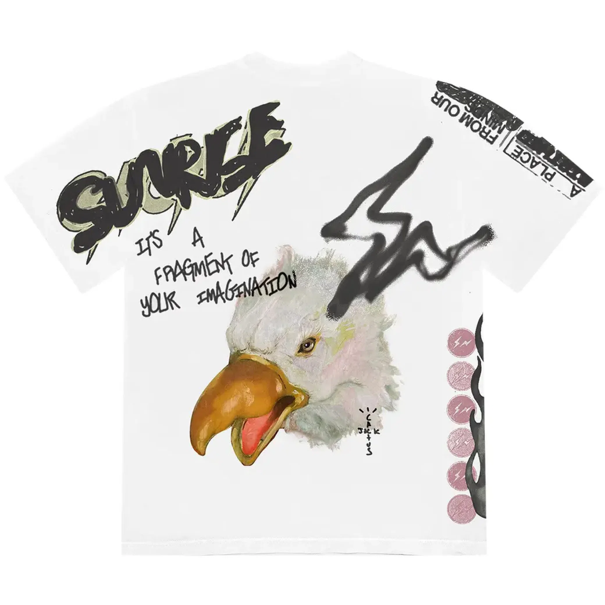  Travis Scott FW21  Fragment Sunrise Tee "White" | Farsel