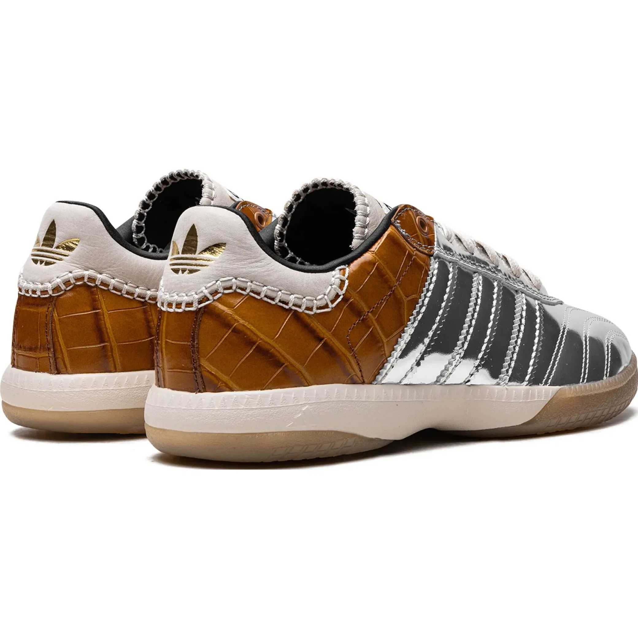 Кроссовки Adidas Samba Millennium "Wales Bonner - Silver Metallic Yellow Croc" | Farsel