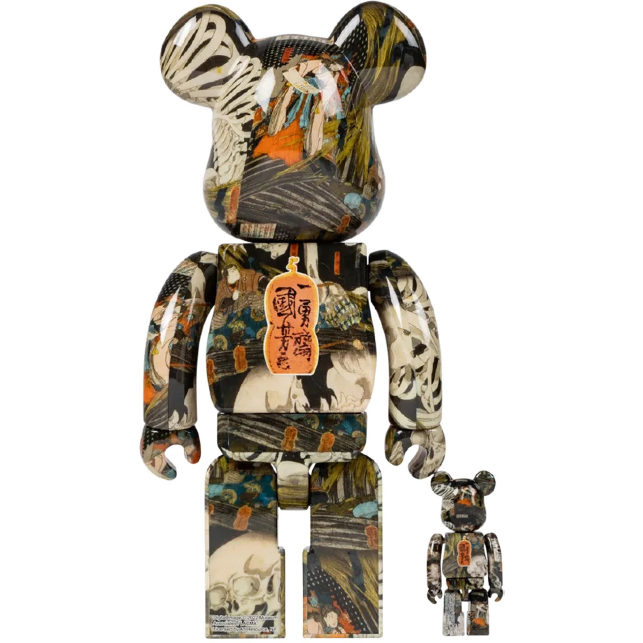  Medicom Toy Bearbrick Utagawa Kuniyoshi The Haunted Old Palace "100% and 400%" | Farsel
