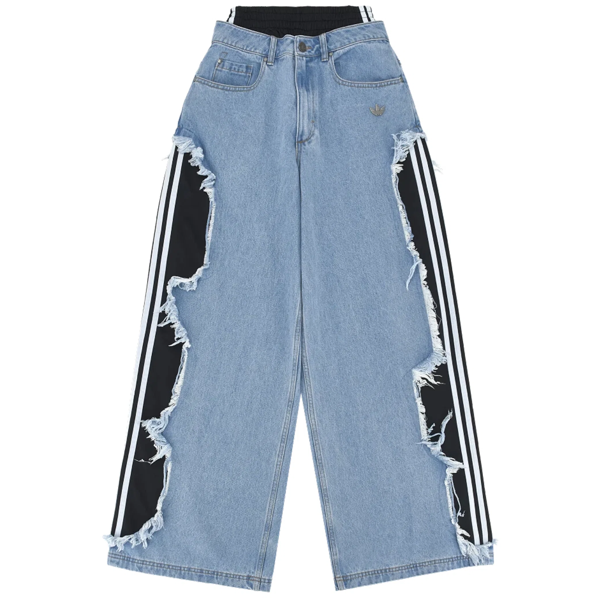 Джинсы Adidas Adilenium 5.0 Deconstructed Denim Pants "Light Blue" | Farsel