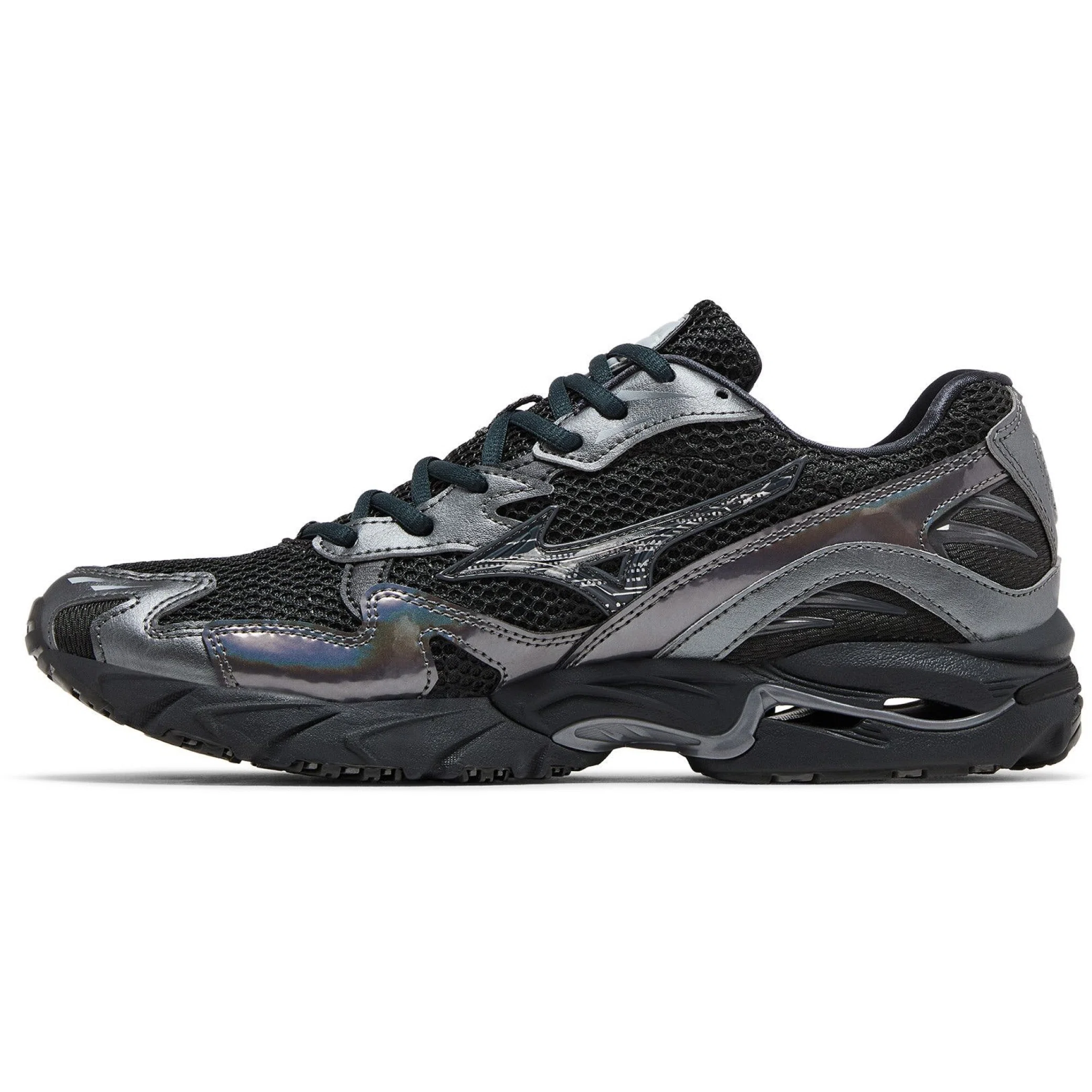 Кроссовки Mizuno Wave Rider 10 "Black Sand Metallic Gray" | Farsel