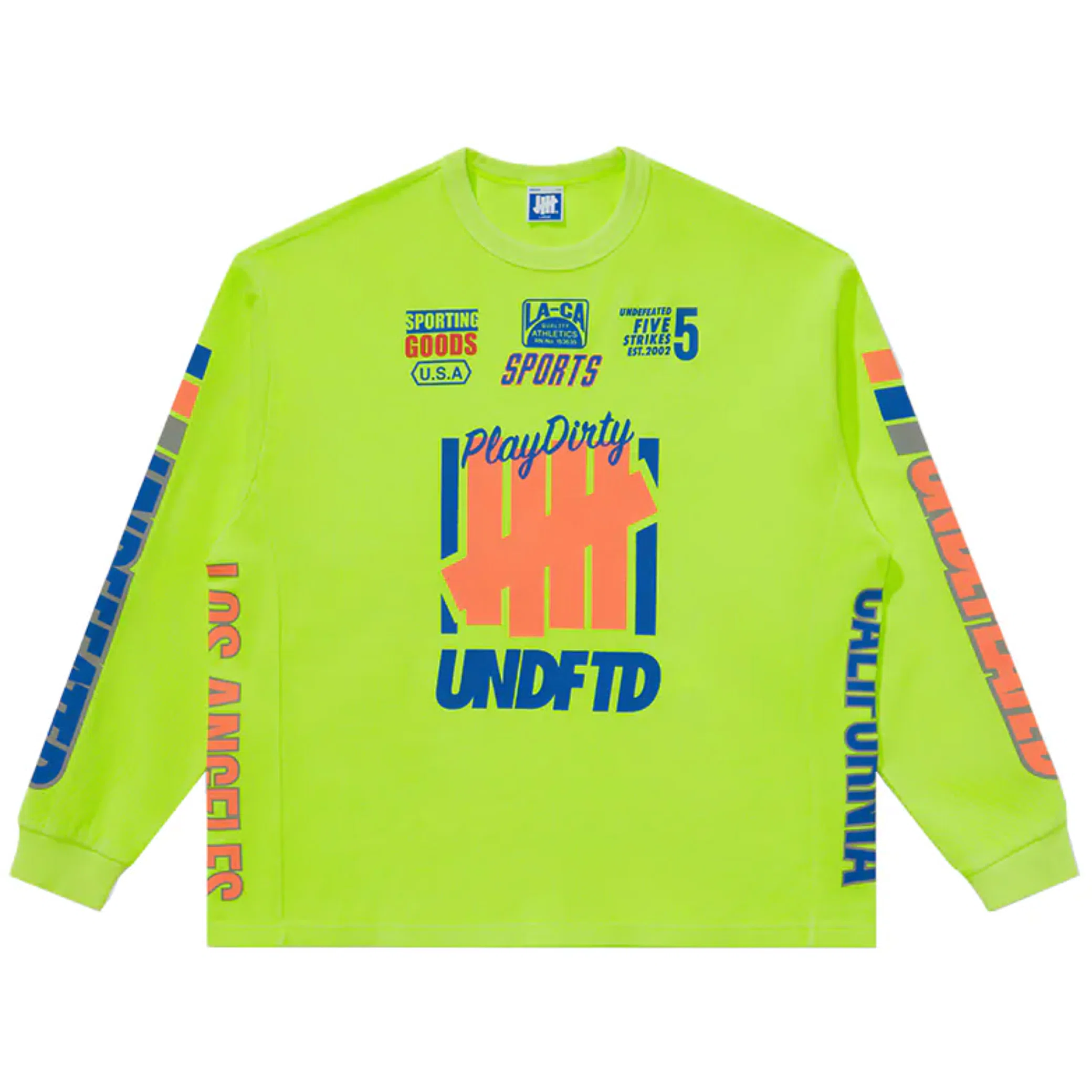 Лонгсливы Undefeated Racing Thermal LS T-Shirts "Green" | Farsel
