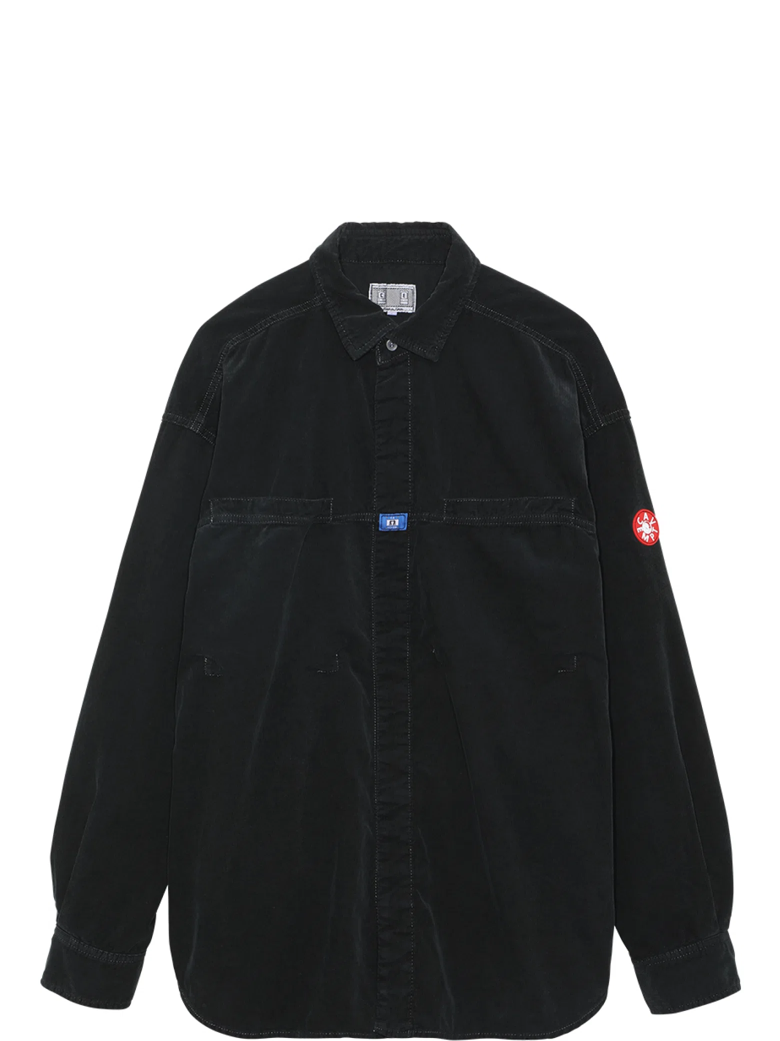 Рубашки Cav Empt OVERDYE CORD DESIGN BIG SHIRT "Grey" | Farsel