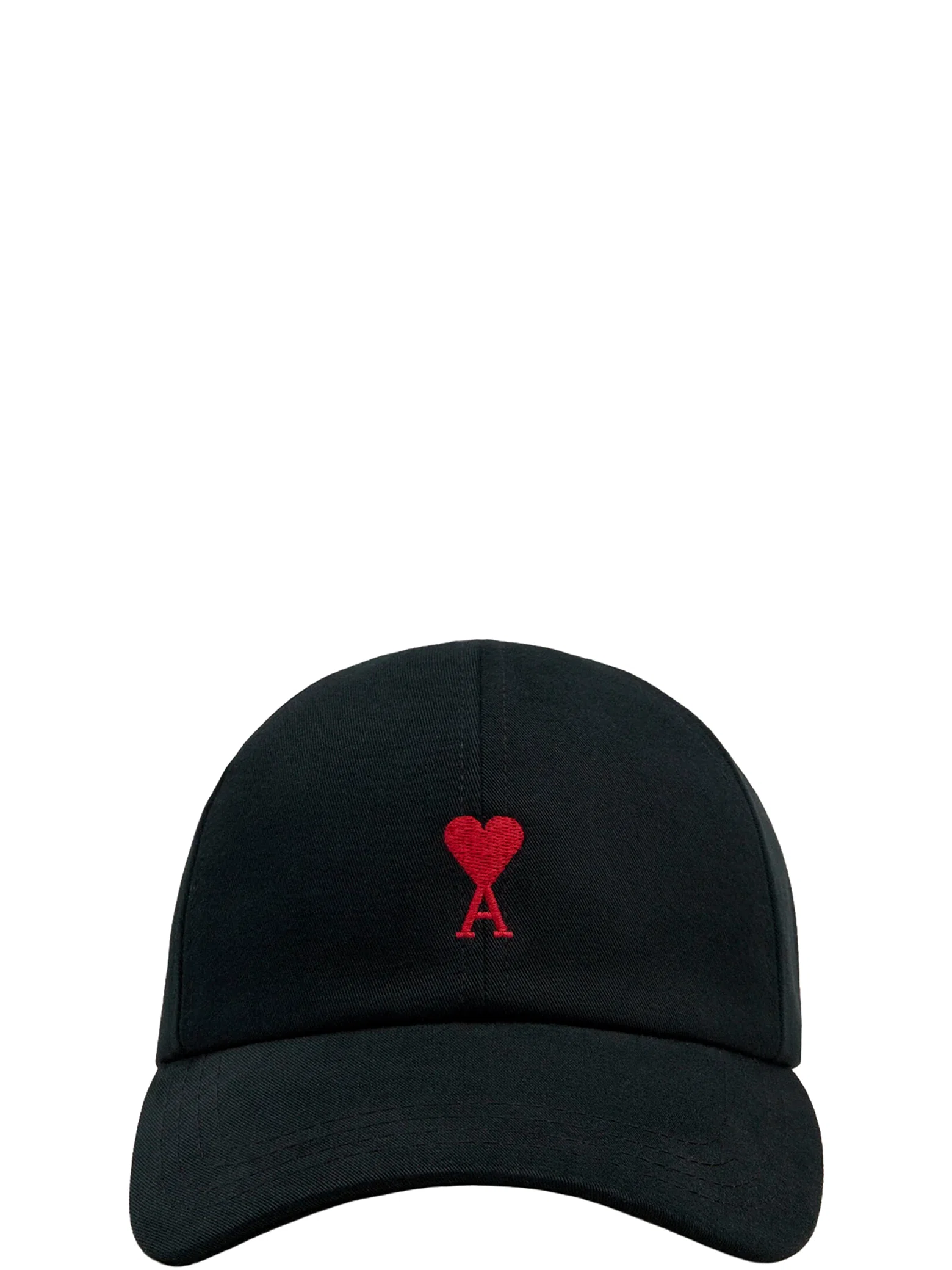 Кепки Ami Paris Cotton Ami De Coeur Embroidery Cap "Black" | Farsel