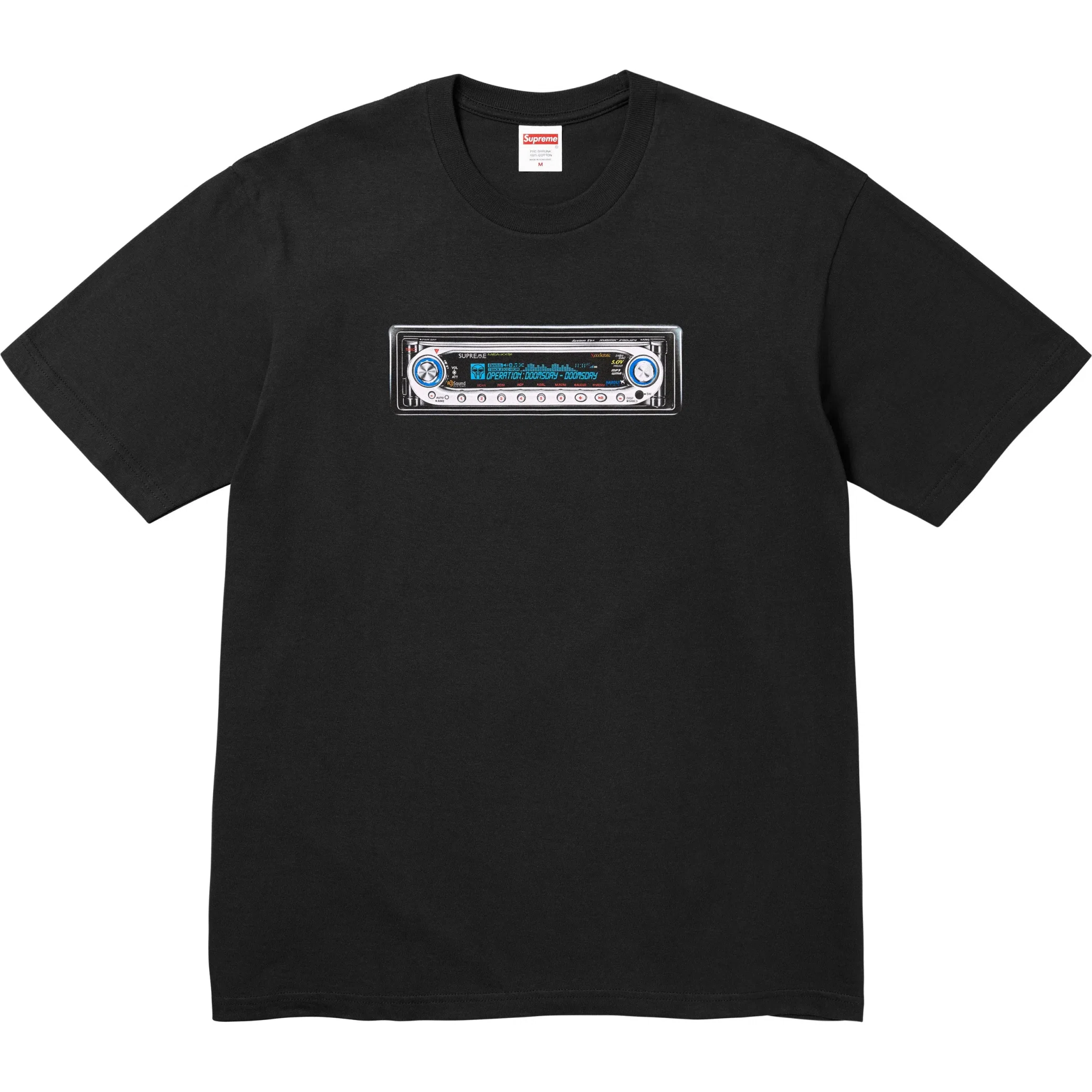 Футболки Supreme SS25 Receiver Tee "Black" | Farsel