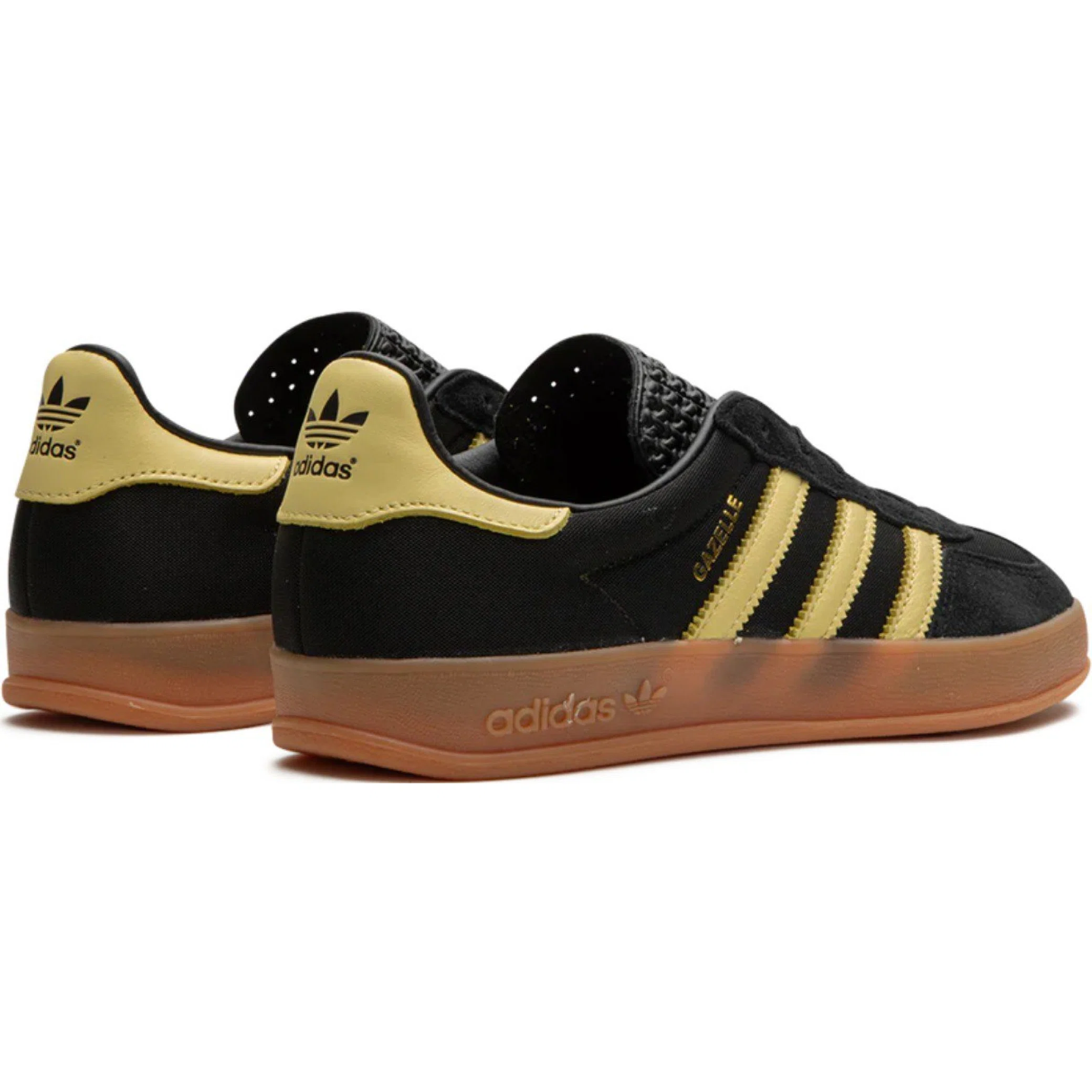 Кроссовки Adidas Gazelle Indoor "Black / Yellow" | Farsel