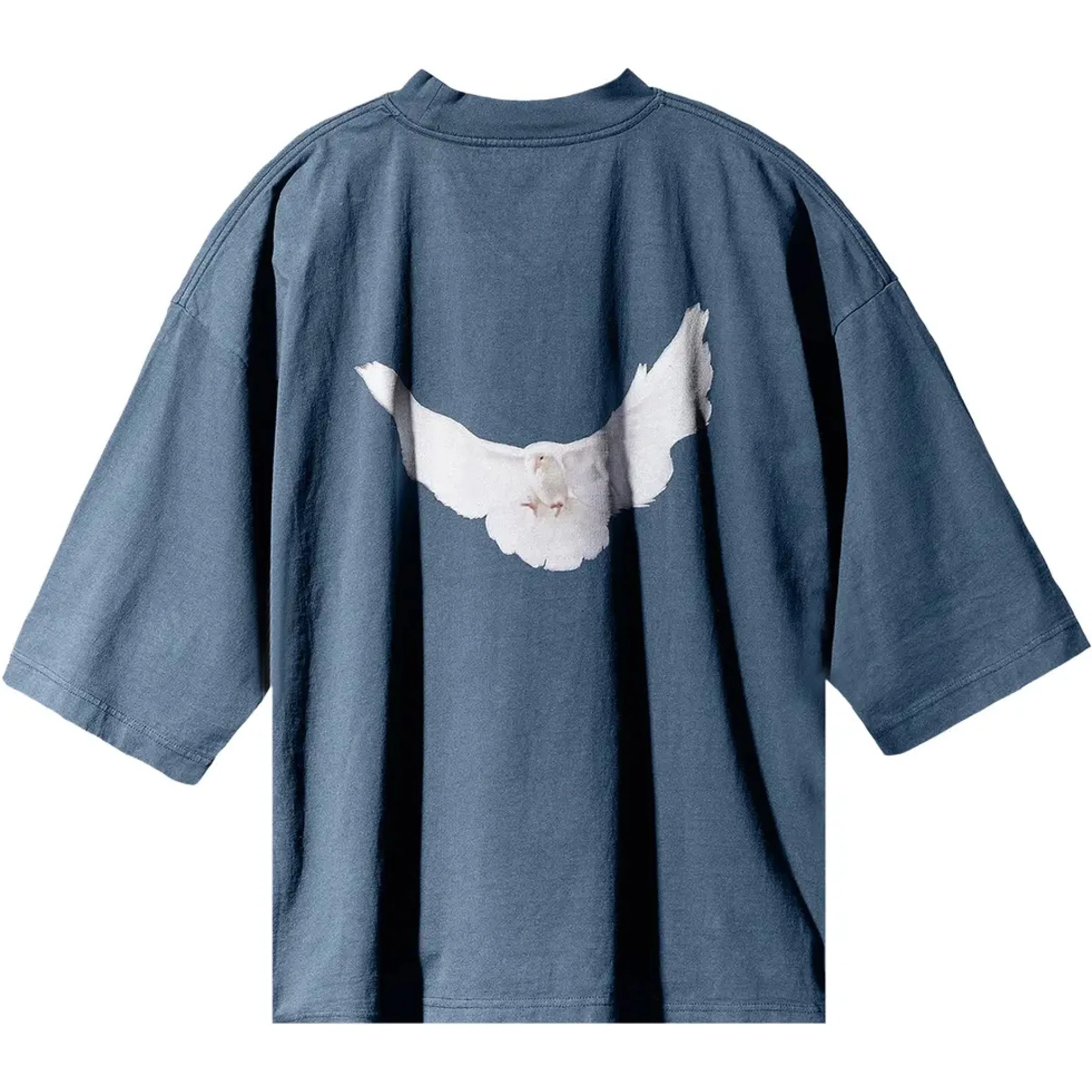 Футболки YEEZY x GAP Yeezy Gap Engineered by Balenciaga Dove 3/4 Sleeve Tee "Dark Blue" | Farsel