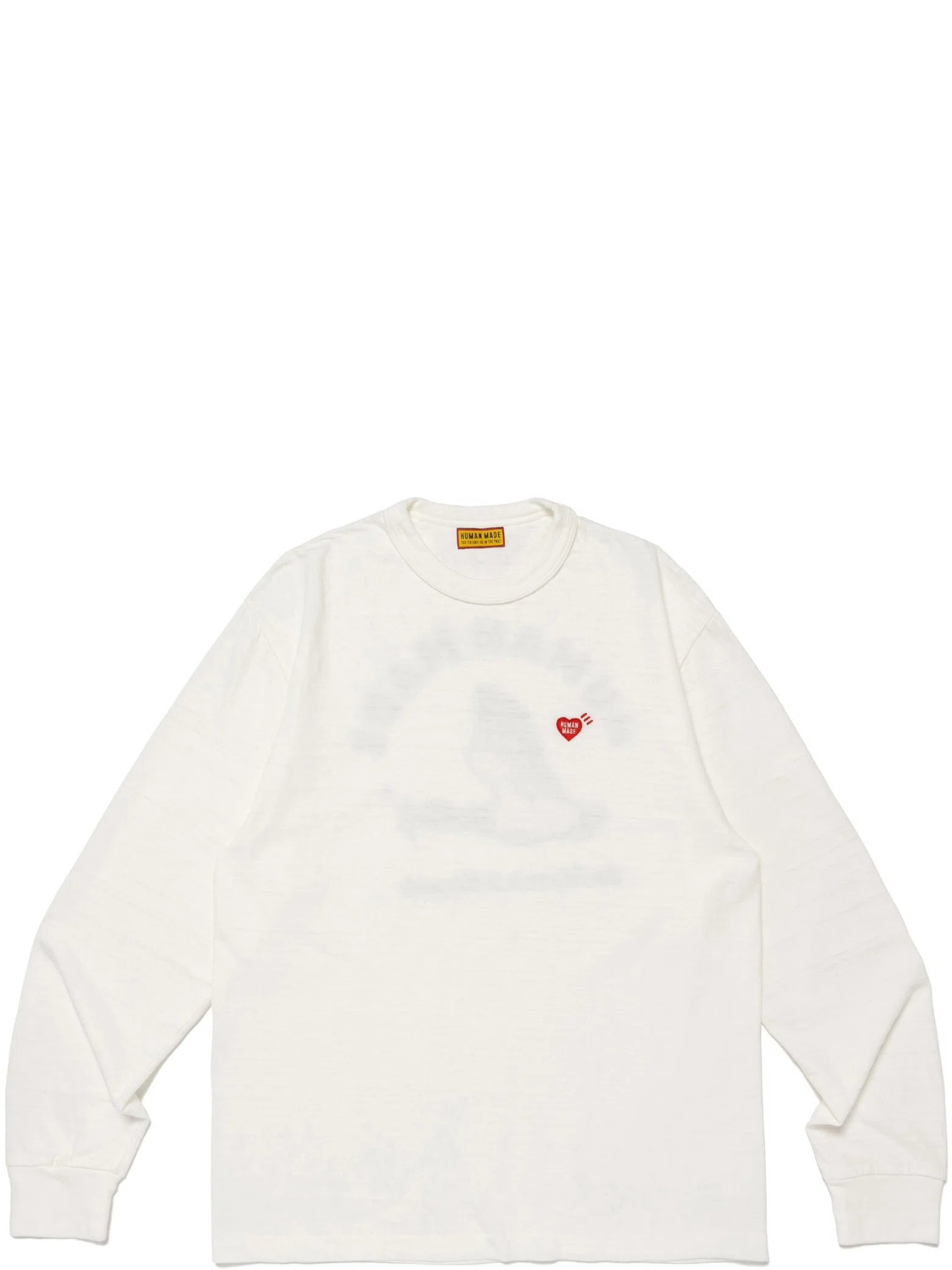 Лонгсливы Human Made Graphic L/S T-Shirt "White" | Farsel