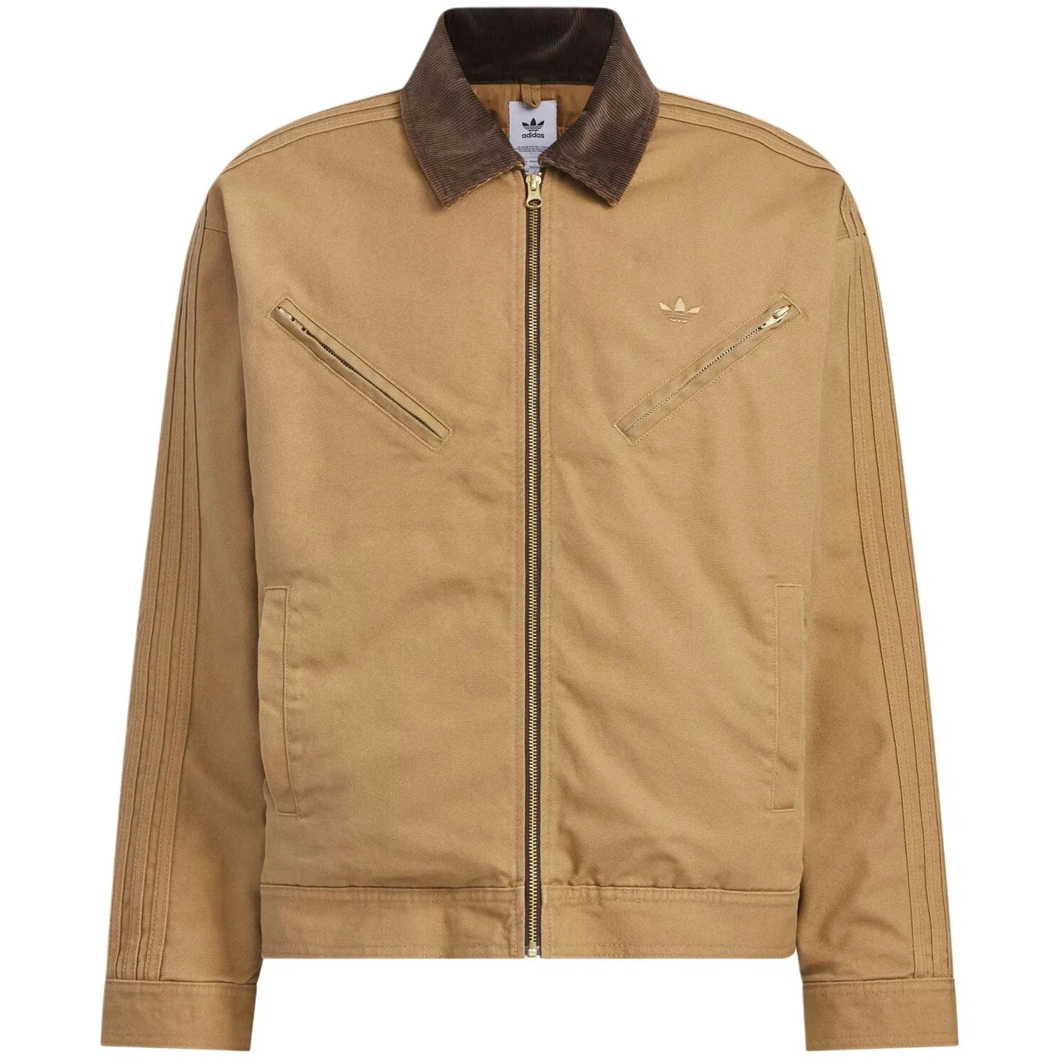 Куртки Adidas Washed Workwear Zip-Up Jacket "Desert Brown" | Farsel