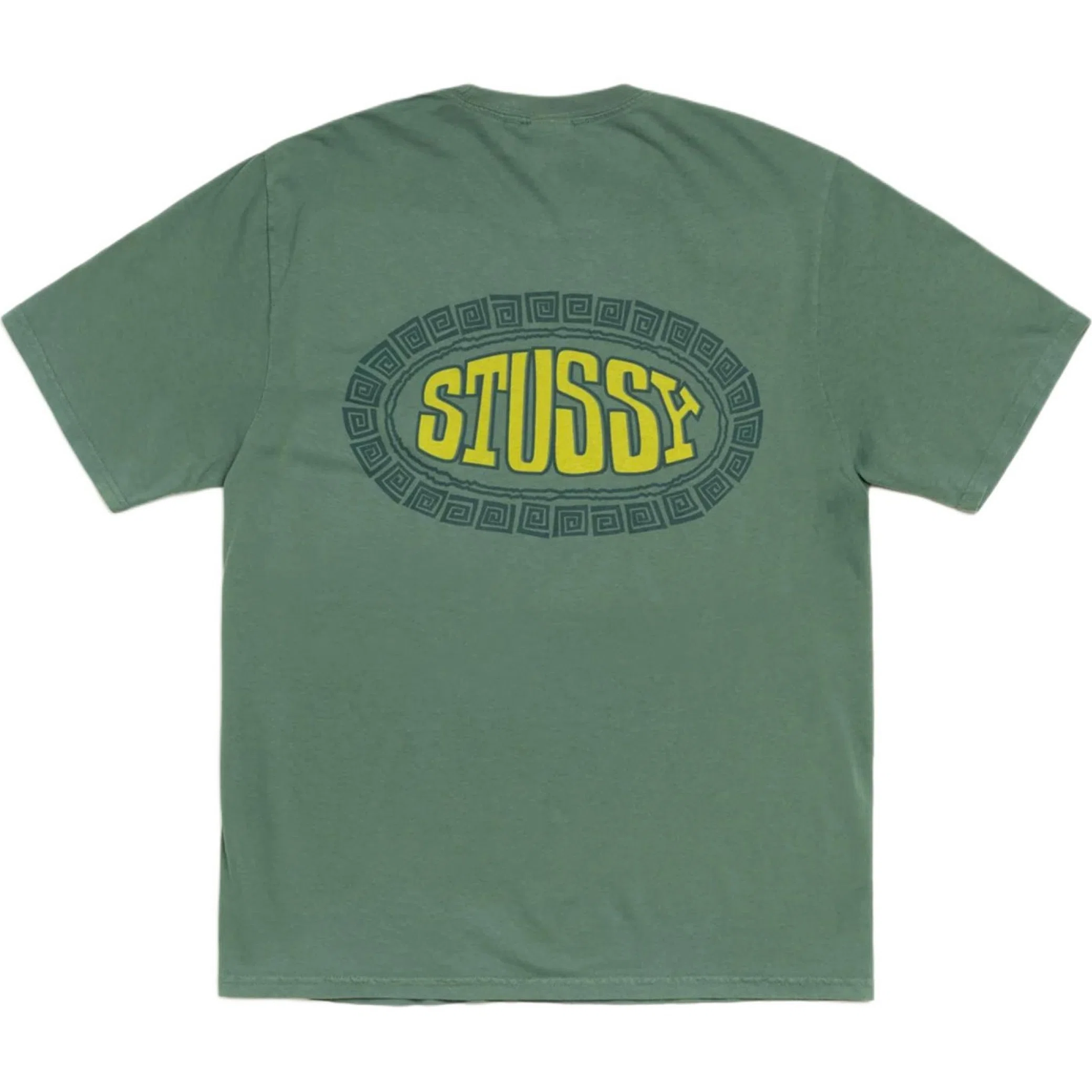 Футболки Stussy Tile Oval Tee Pigment Dyed "Pine" | Farsel