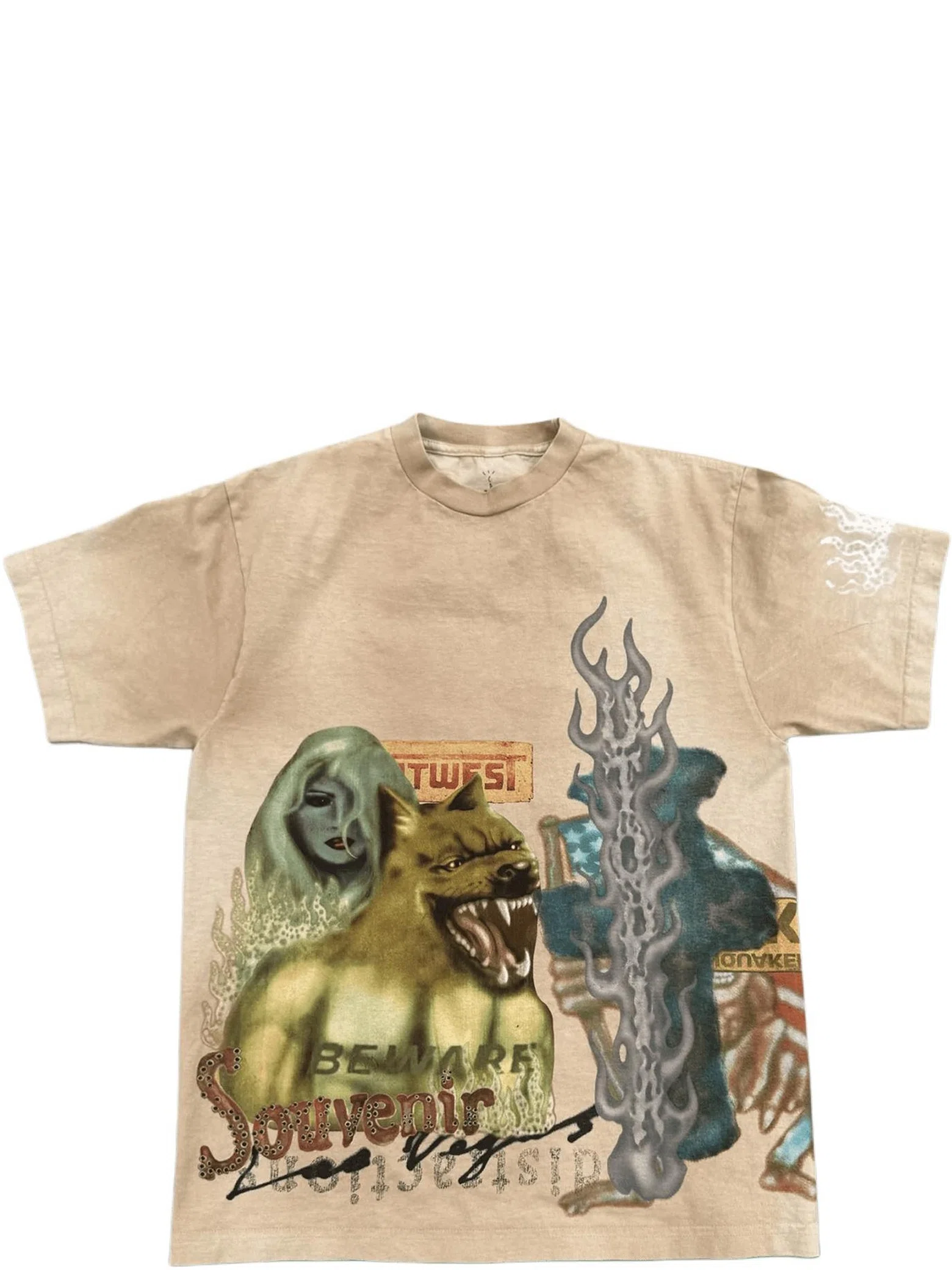 Футболки Travis Scott FW24 Bazaar Souvenir Tee "Multicolor" | Farsel