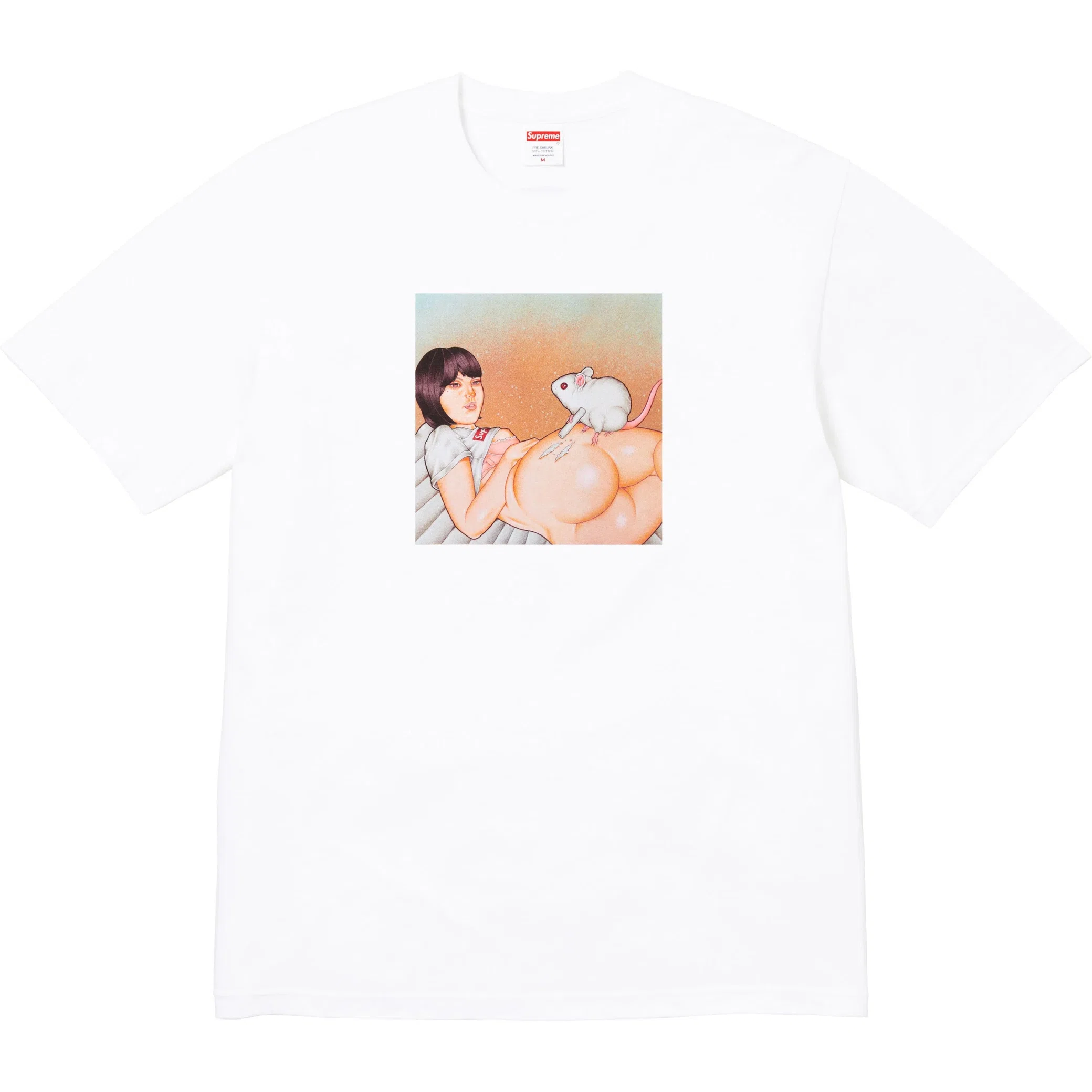 Футболки Supreme SS25 Mouse Tee "White" | Farsel