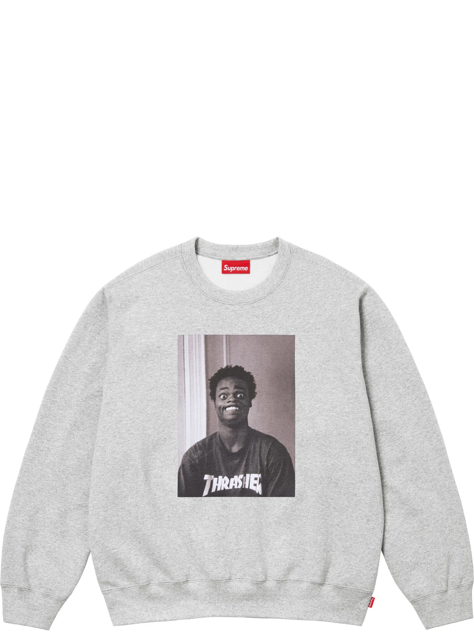 Свитшоты Supreme FW24 Thrasher Crewneck "Heather Grey" | Farsel