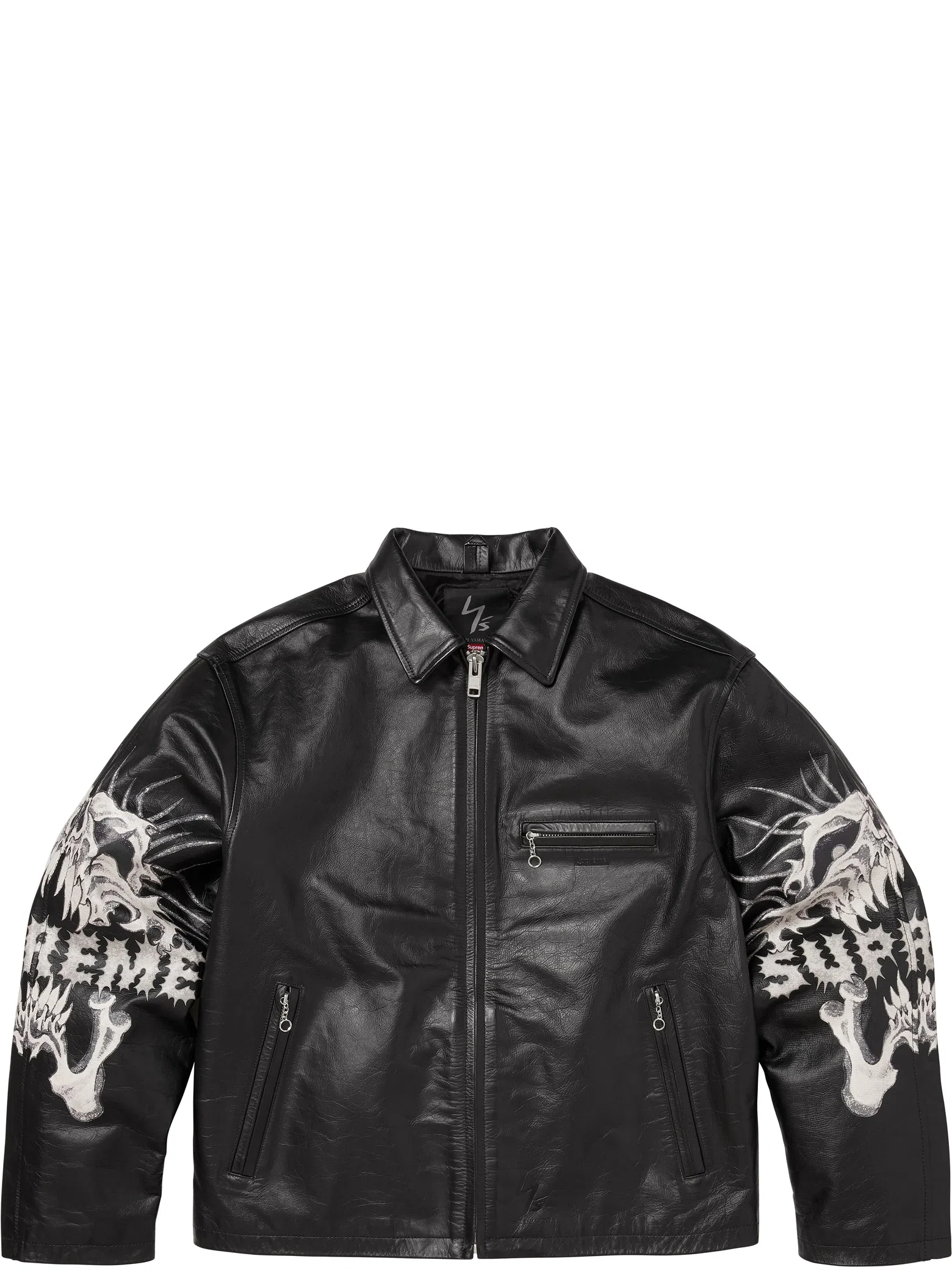 Куртки Supreme FW25 Y’s by Yohji Yamamoto Leather Jacket "Black" | Farsel