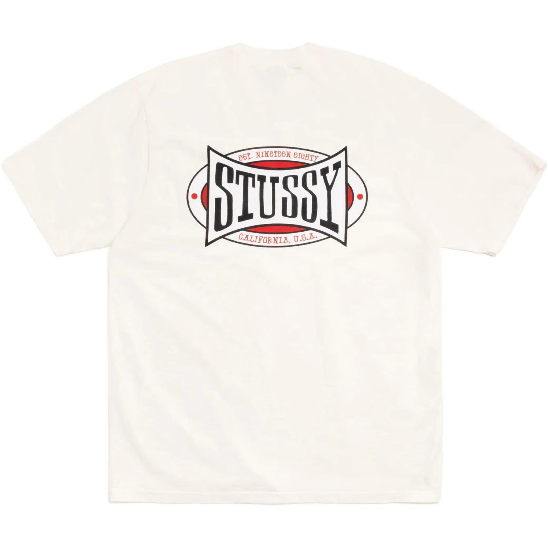 Футболки Stussy Champion Oval Tee Pigment Dyed "Natural" | Farsel