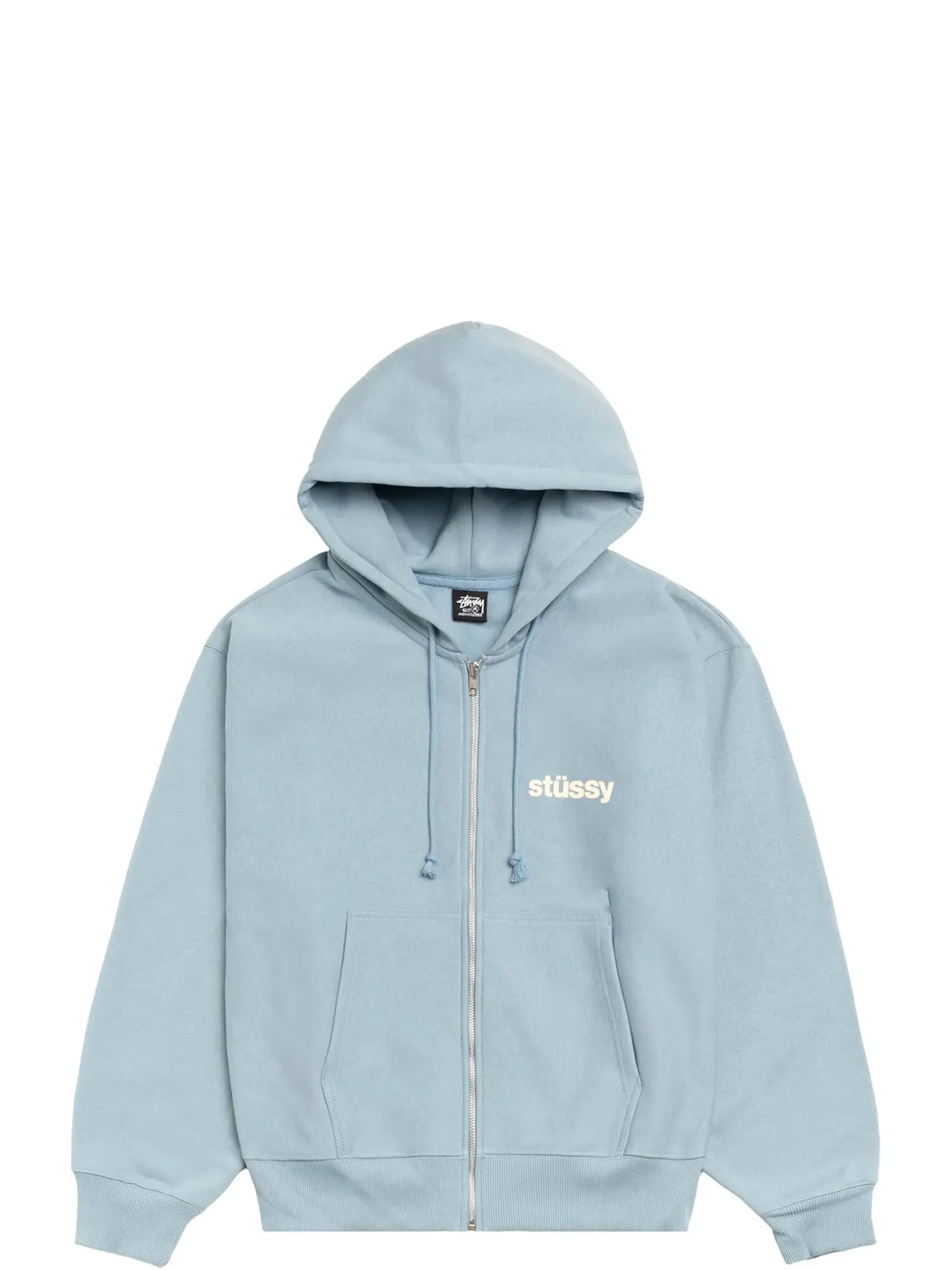 Худи Stussy Built Tough Zip Hoodie "Slate" | Farsel