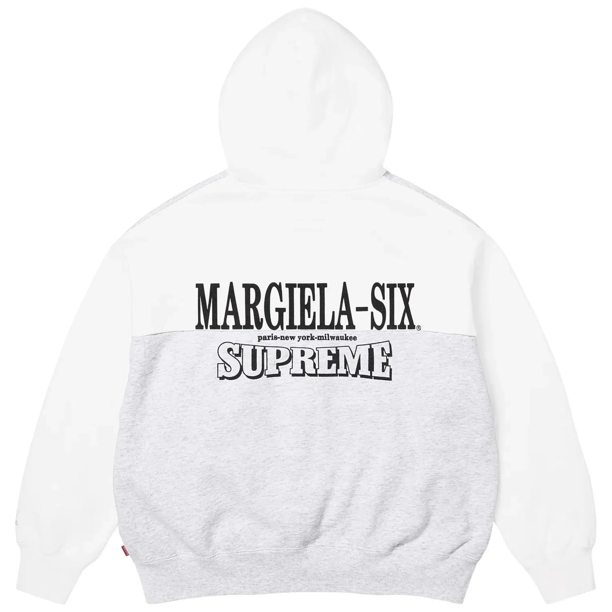Худи Supreme MM6 Maison Margiela x Eagle Zip Up Hooded Sweatshirt "Ash Grey" | Farsel