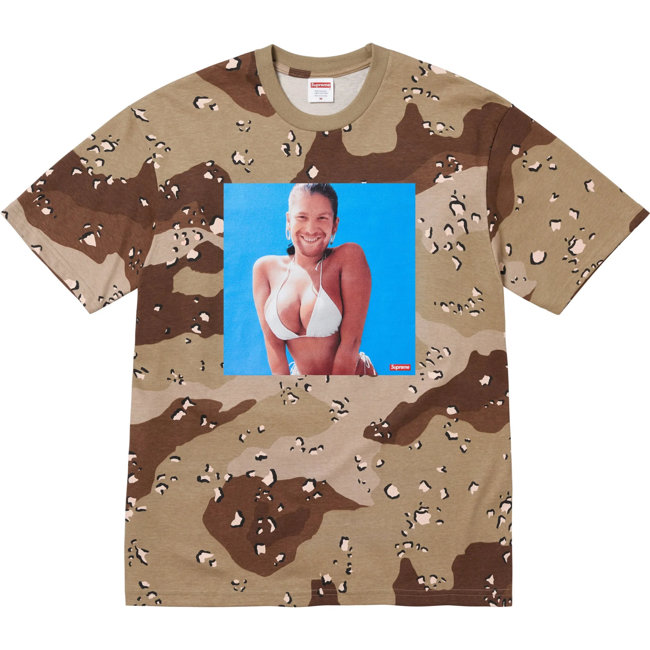  Supreme SS25 Aphex Twin Windowlicker Week1 Tee "Chocolate Chip Camo" | Farsel