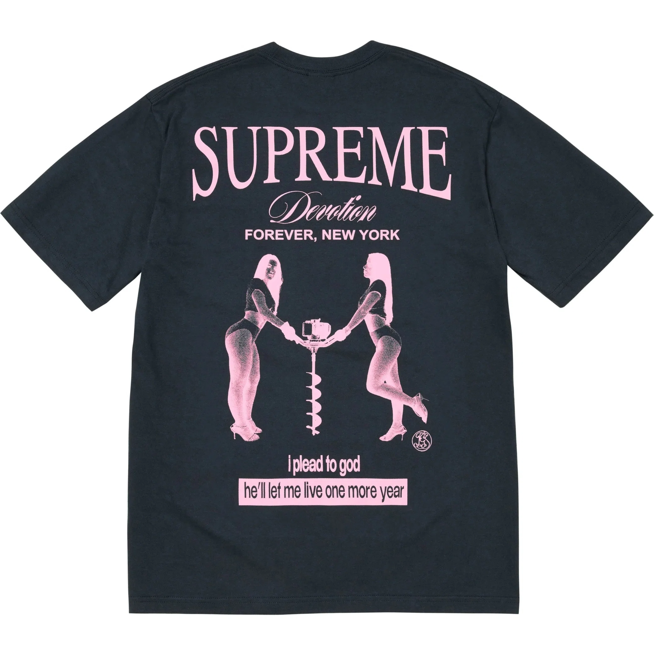  Supreme FW25 Devotion Tee "Navy" | Farsel