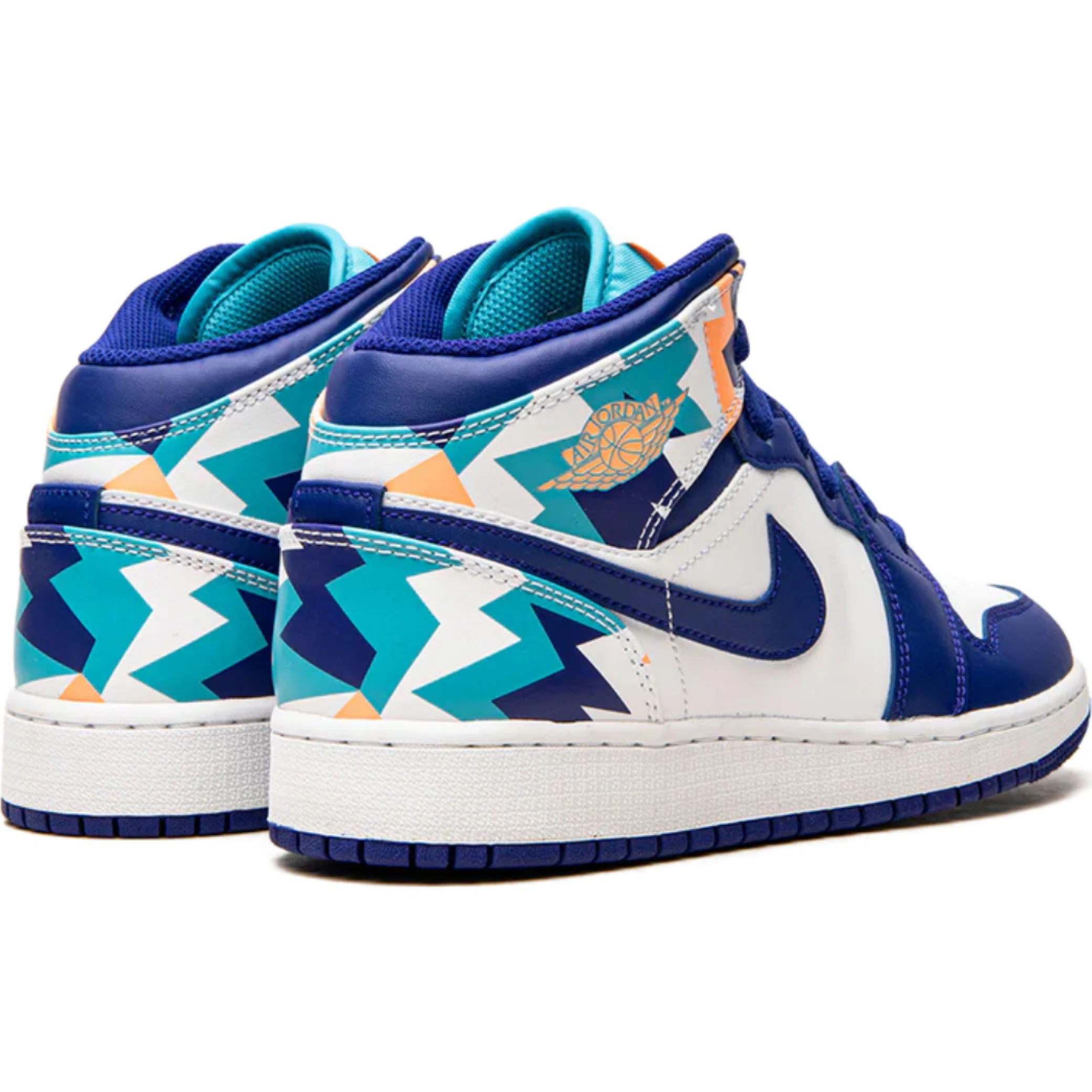  Nike Air Jordan 1 Mid GS "Geometric Print" | Farsel