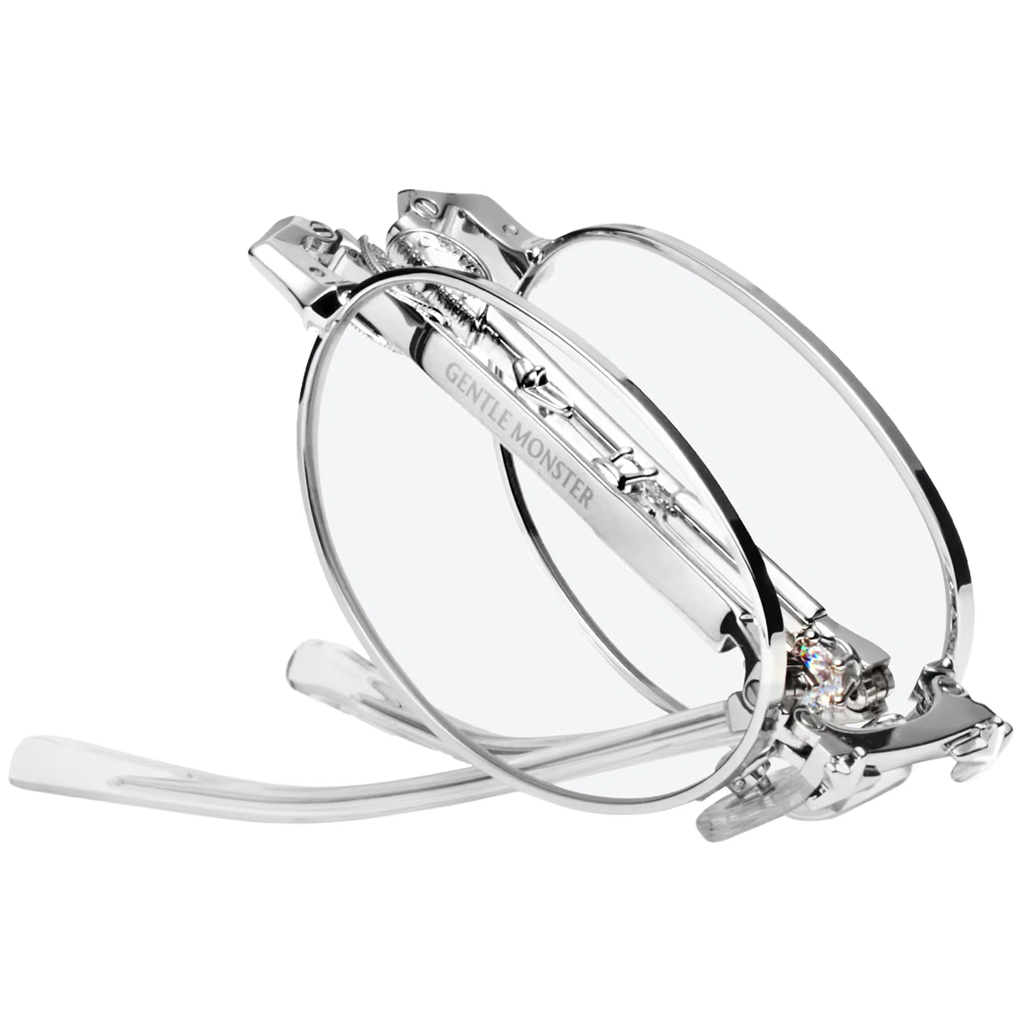 Очки Gentle Monster Pico 02 Glasses "Silver / Clear" | Farsel