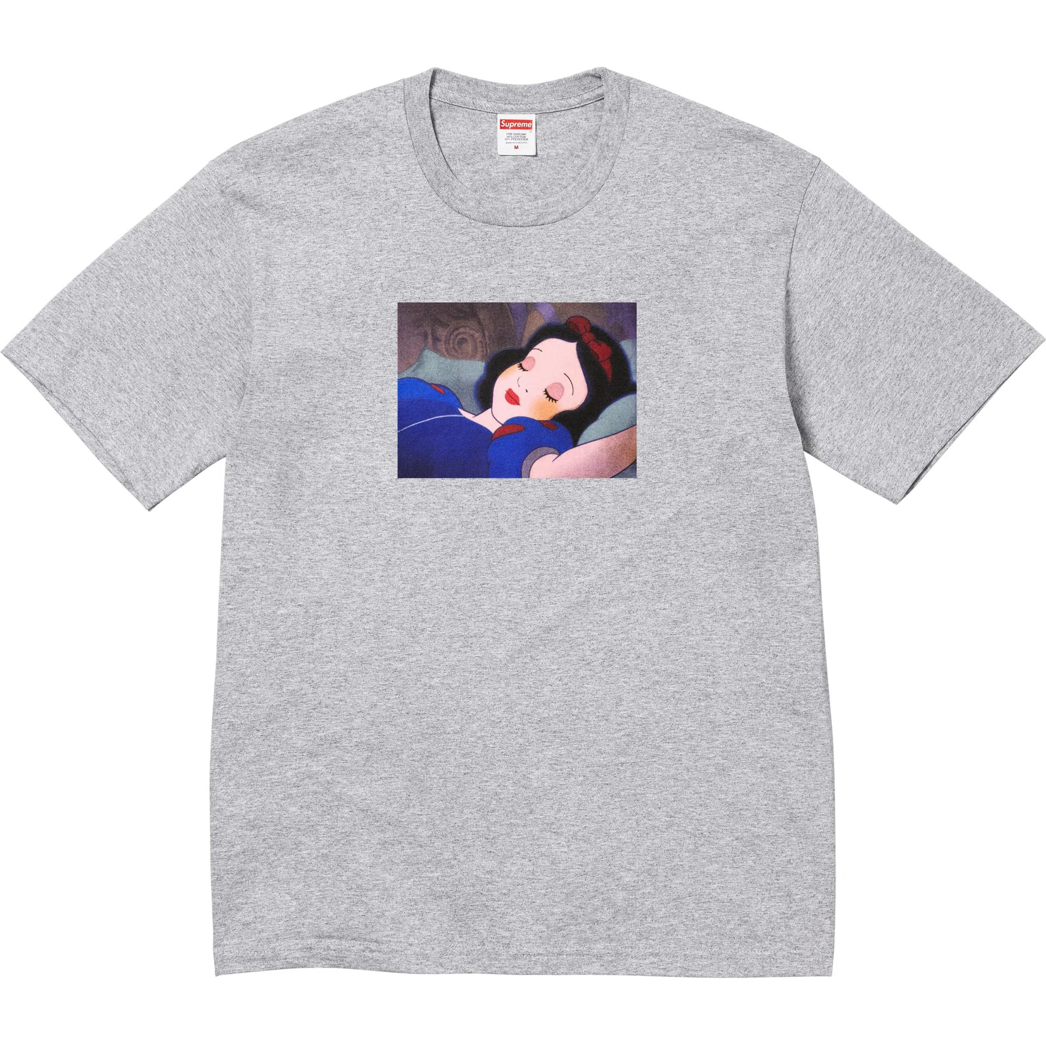 Футболки Supreme FW24 Snow White Tee "Heather Grey" | Farsel