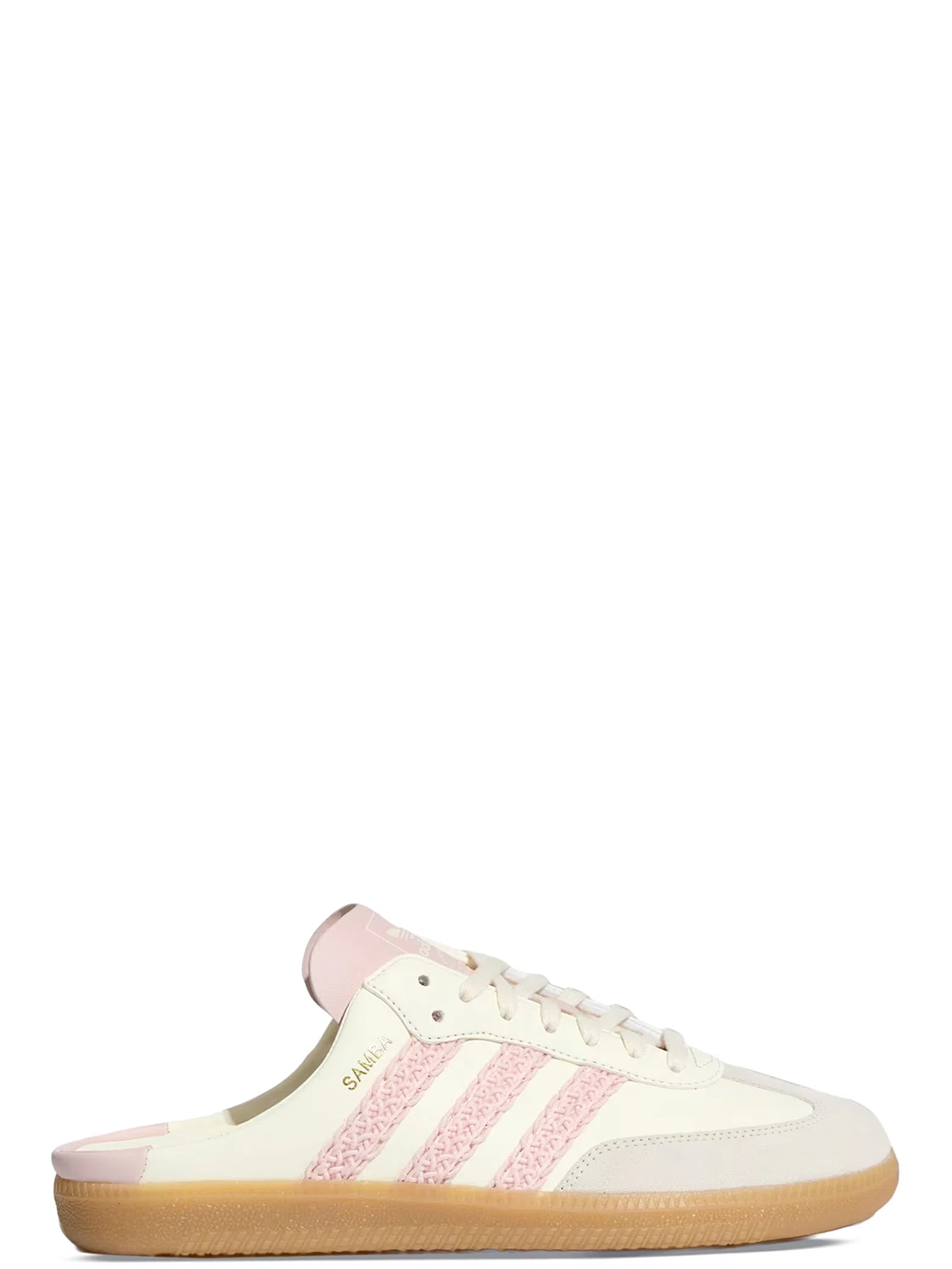 Мюли Adidas Samba OG Mule "Cream White / Sandy Pink / Gold Metallic" | Farsel