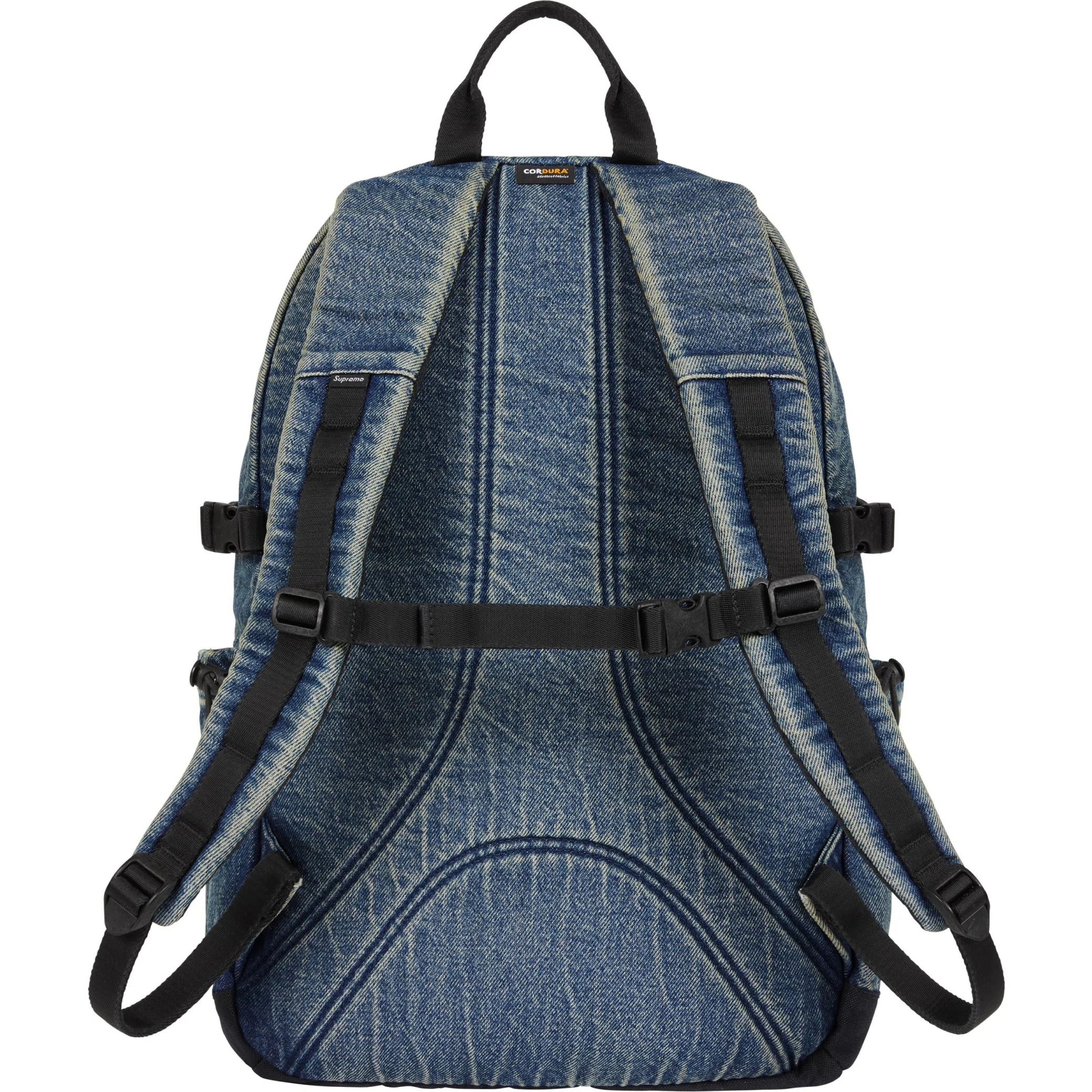  Supreme FW25 Denim Backpack "Washed Indigo" | Farsel