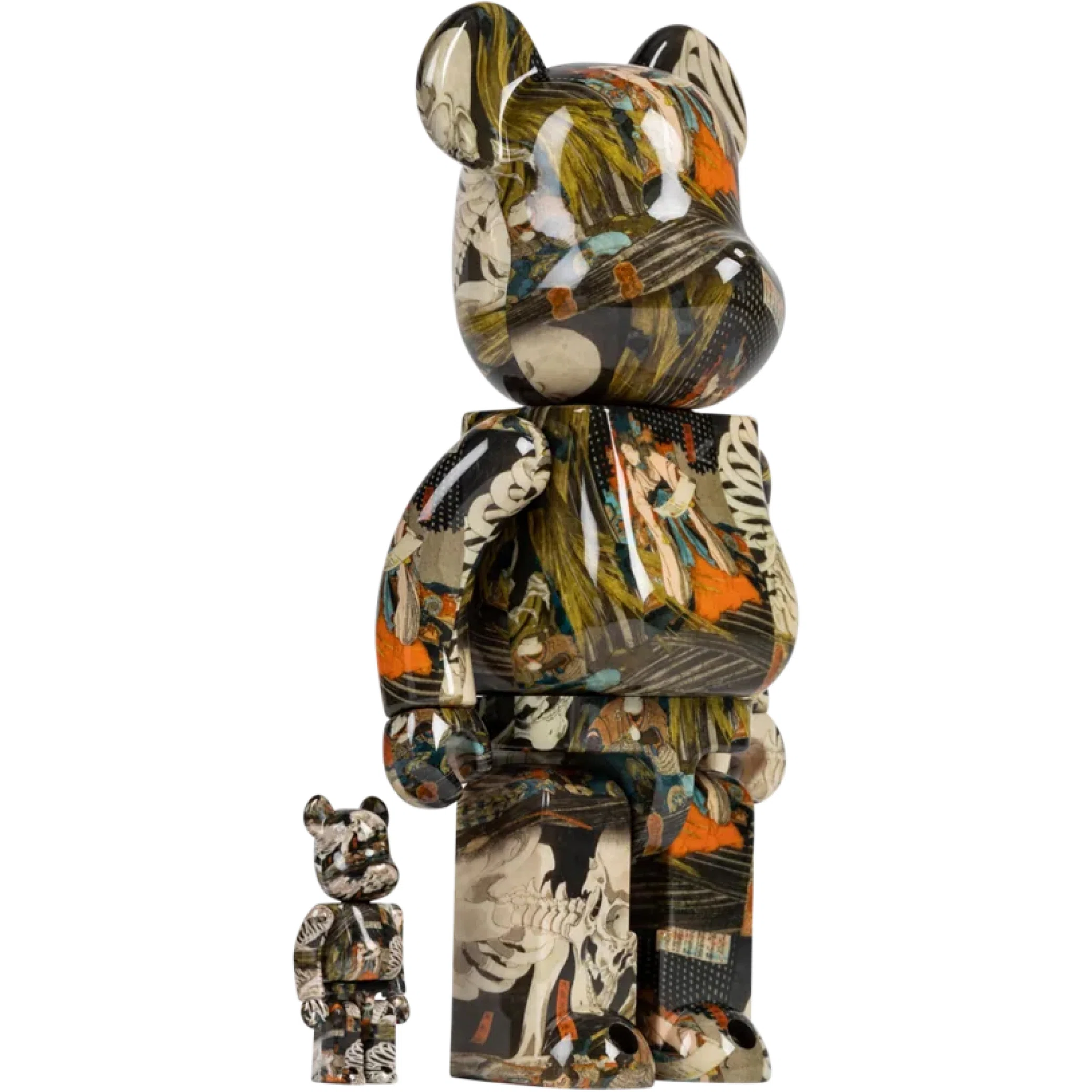 Игрушки Medicom Toy Bearbrick Utagawa Kuniyoshi The Haunted Old Palace "100% and 400%" | Farsel