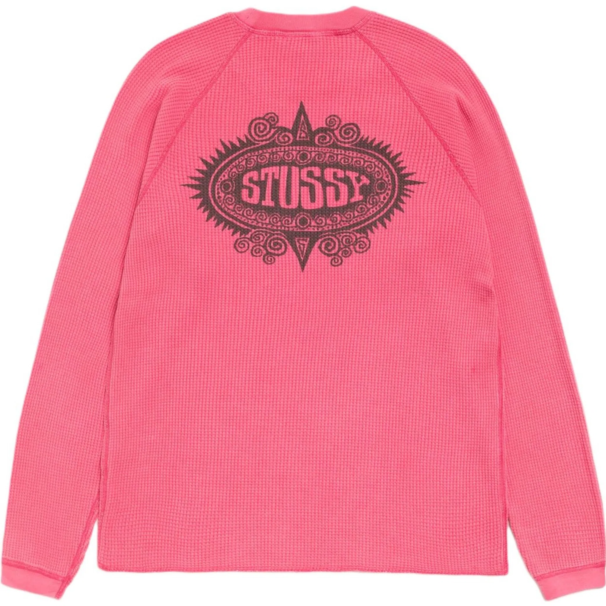 Лонгсливы Stussy Mantra Raglan Thermal "Pink" | Farsel