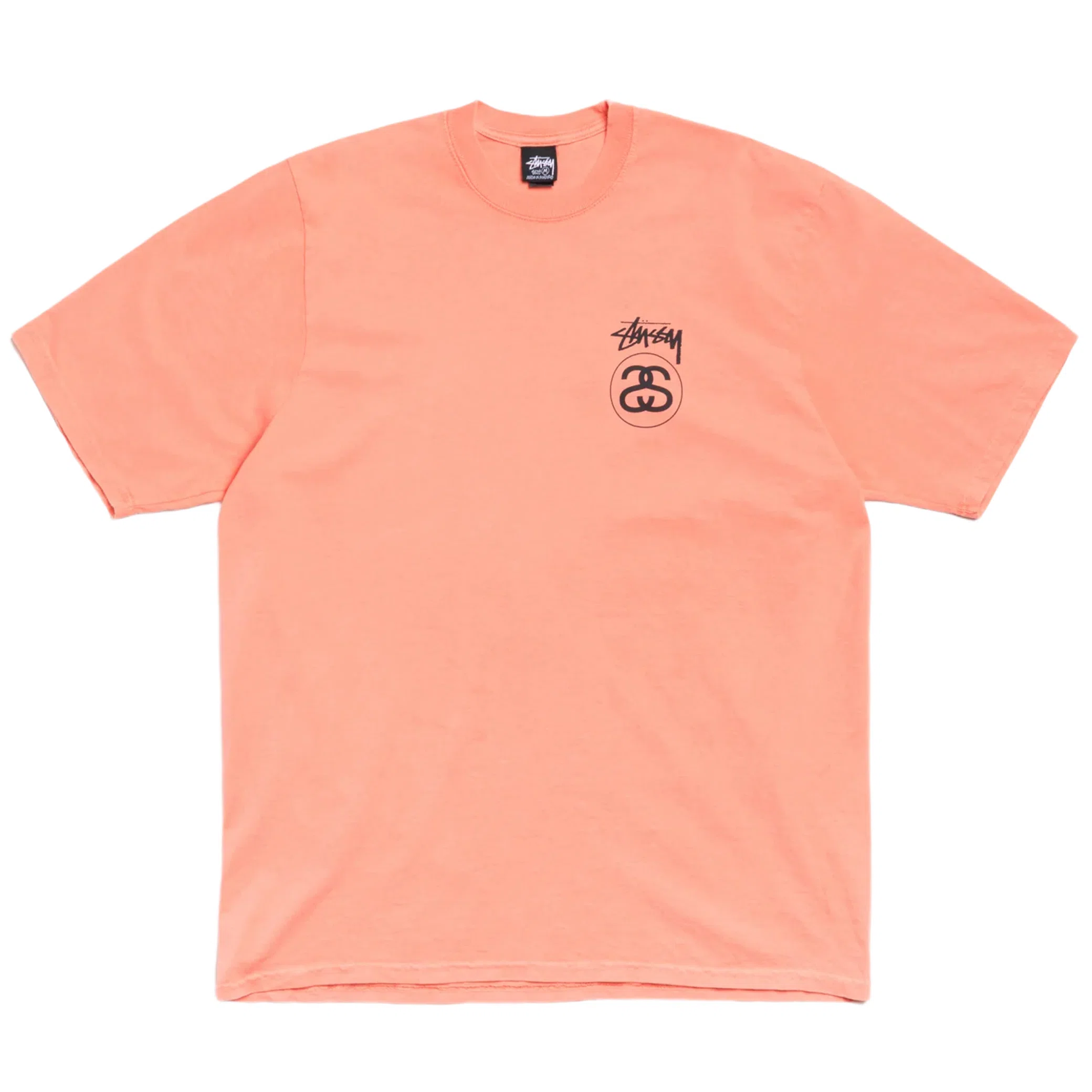 Футболки Stussy Stock Link Tee Pigment Dyed "Sherbert" | Farsel
