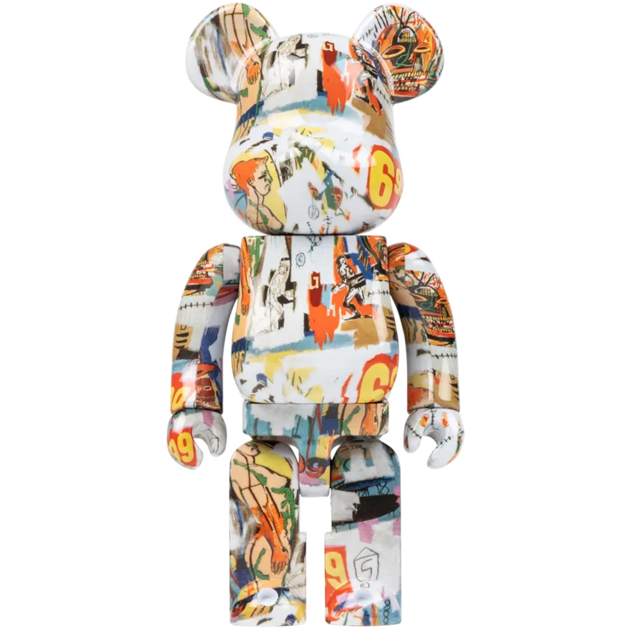 Игрушки Medicom Toy Bearbrick Andy Warhol x Jean Michel Basquiat #4 "400%" | Farsel