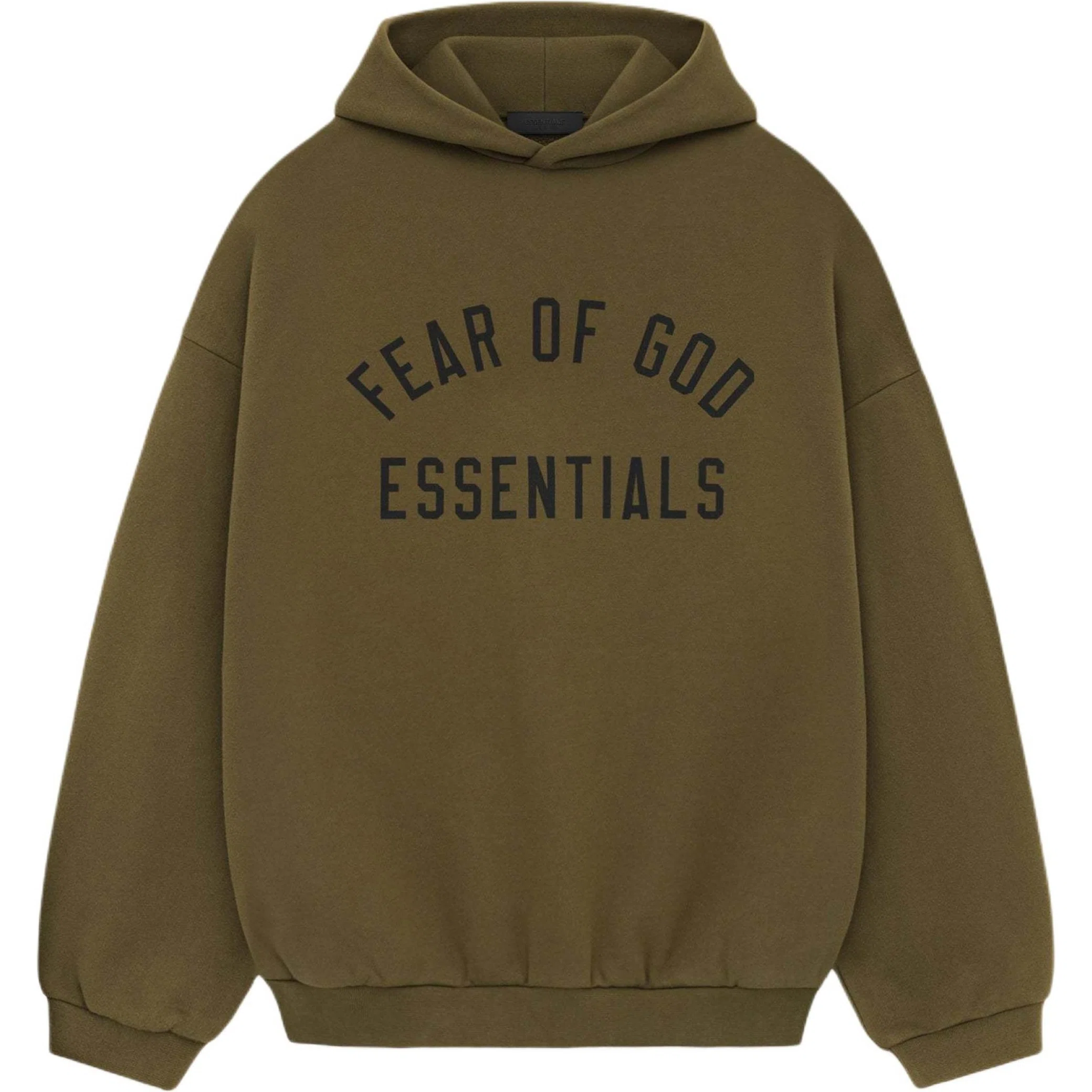 Худи Fear of God FW24 Essentials Fleece Hoodie "Olive" | Farsel