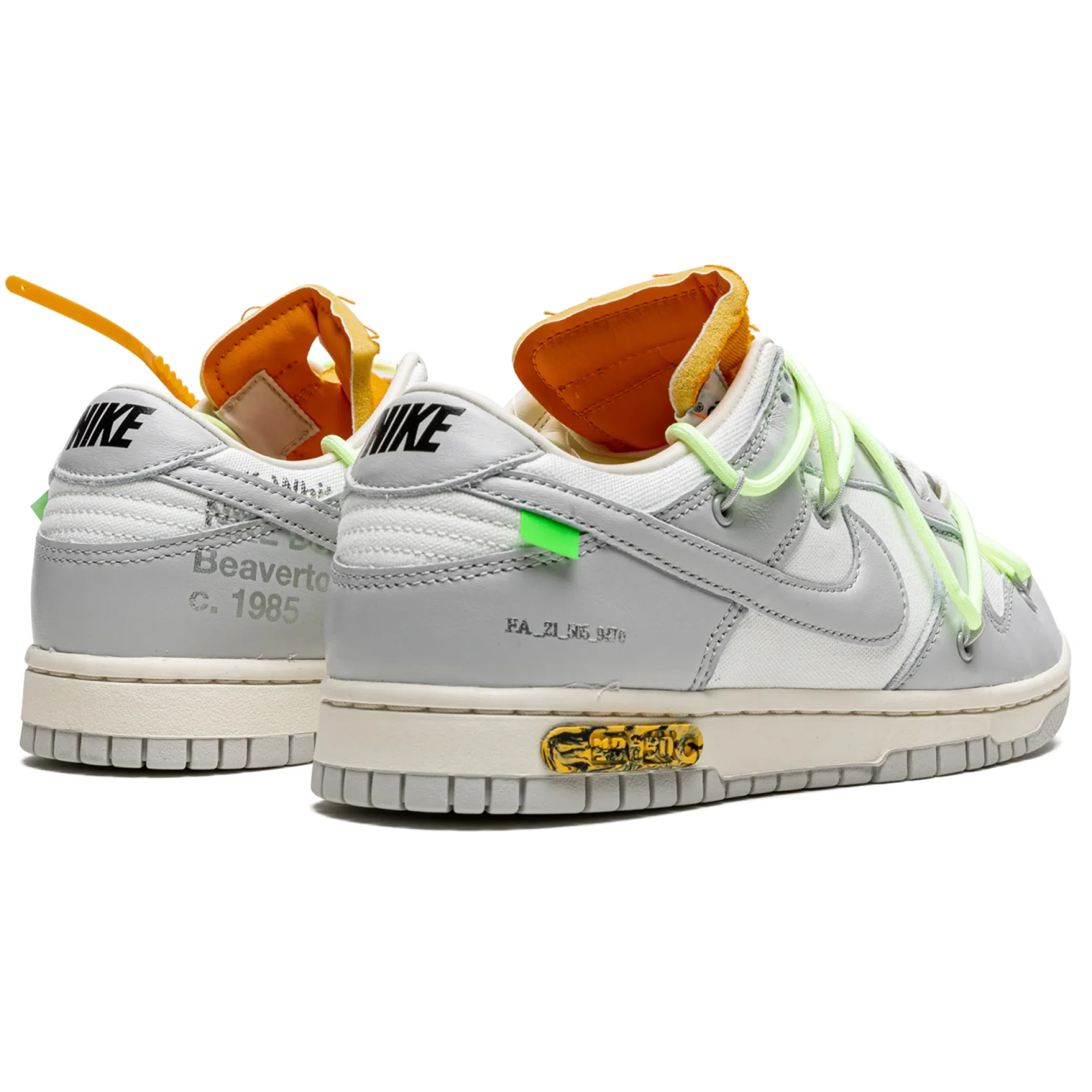 Кроссовки Nike Dunk Low "Off-White - Lot 46" | Farsel