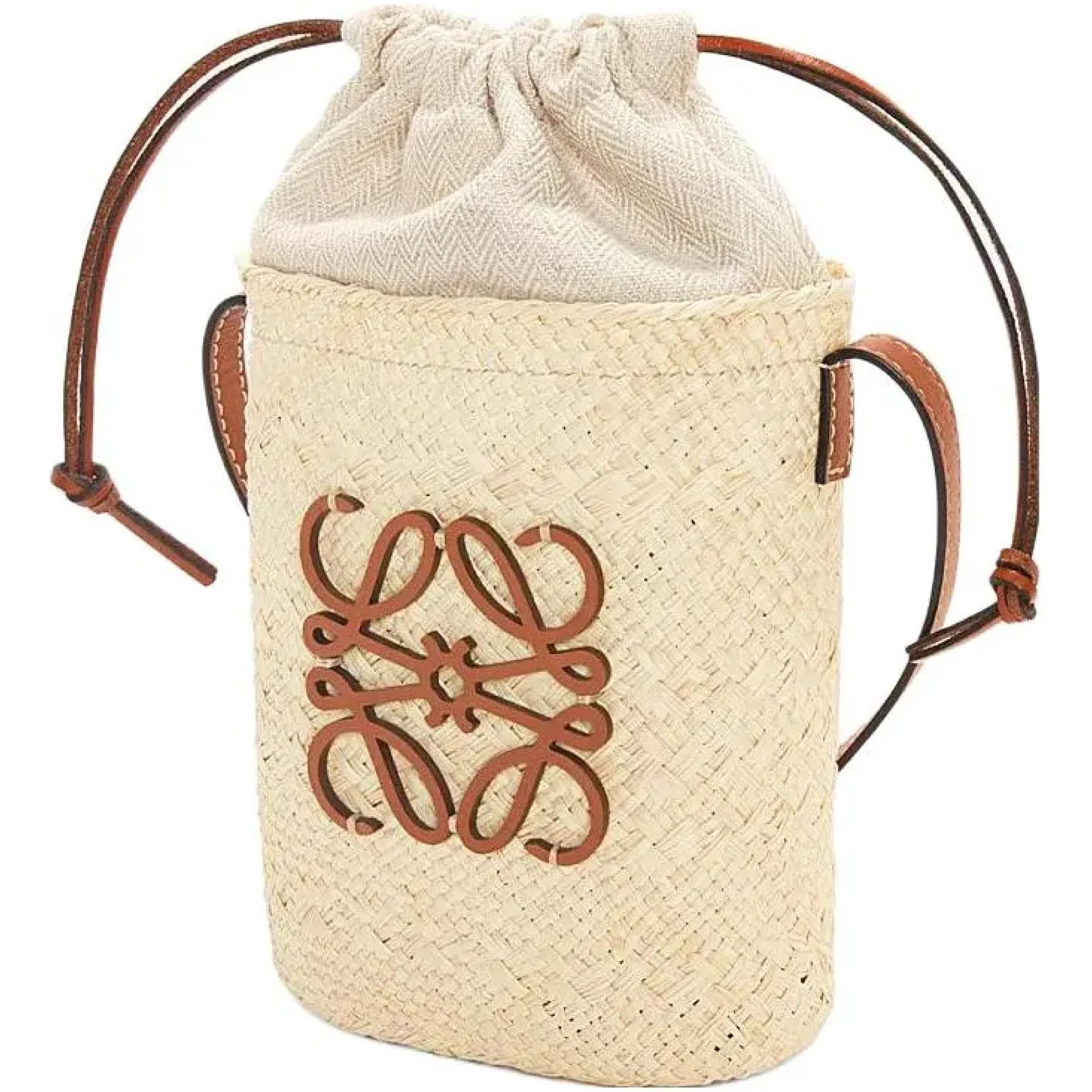 Сумки LOEWE Paula's Ibiza Square Pouch "Natural/Tan" | Farsel