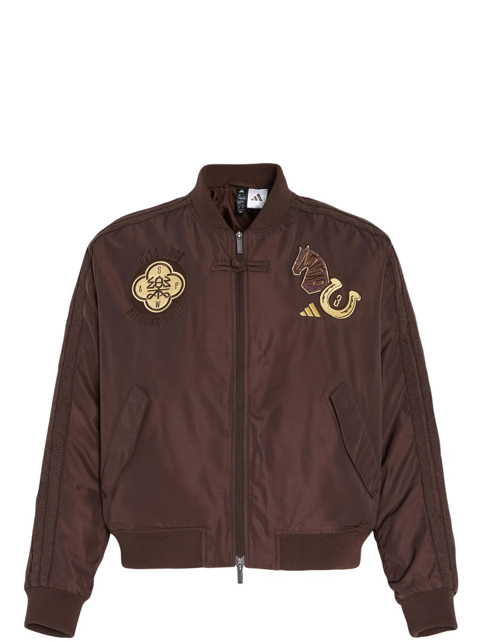 Куртки Adidas CNY Year Of The Horse Limited Edition Padded Bomber Jacket "Browm" | Farsel