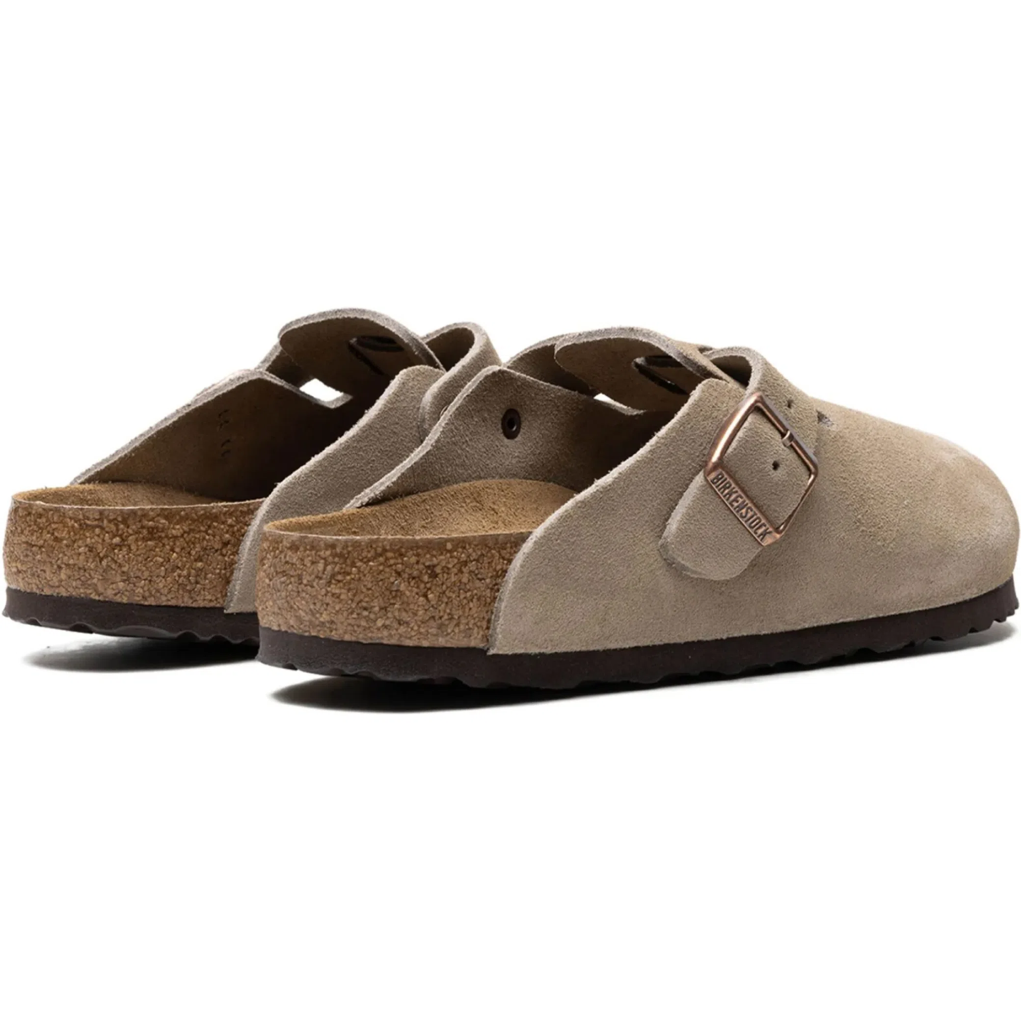  Birkenstock Boston Soft Footbed "Suede Taupe" | Farsel