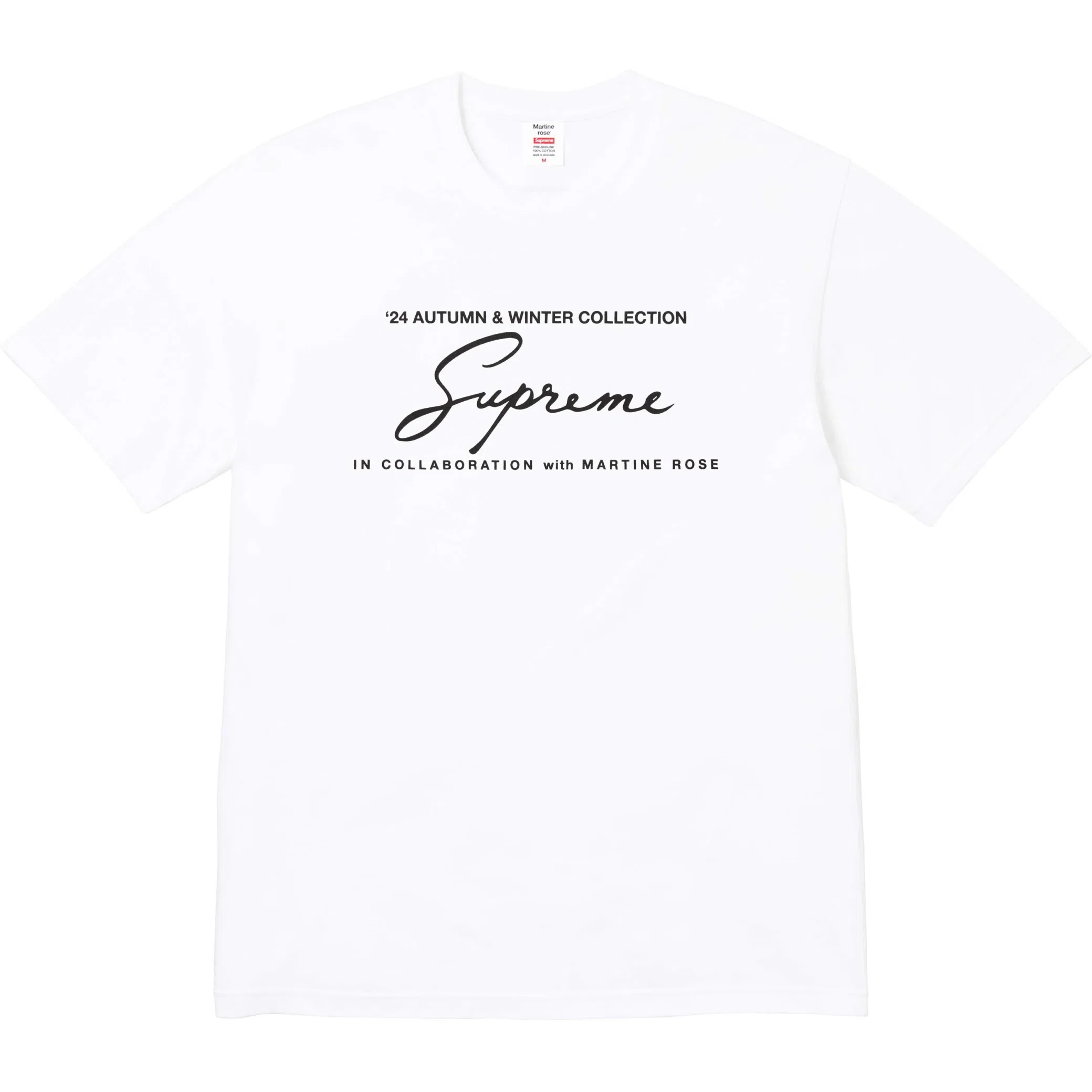 Футболки Supreme FW24 Martine Rose Tee "White" | Farsel