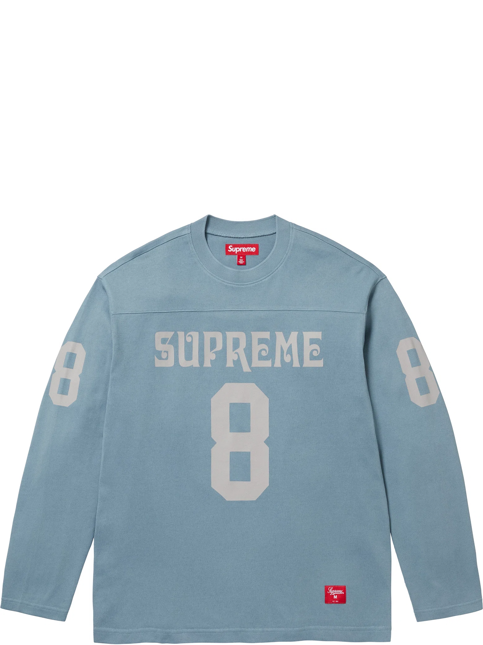 Лонгсливы Supreme SS25 Affiliated L/S Football Top "Slate" | Farsel