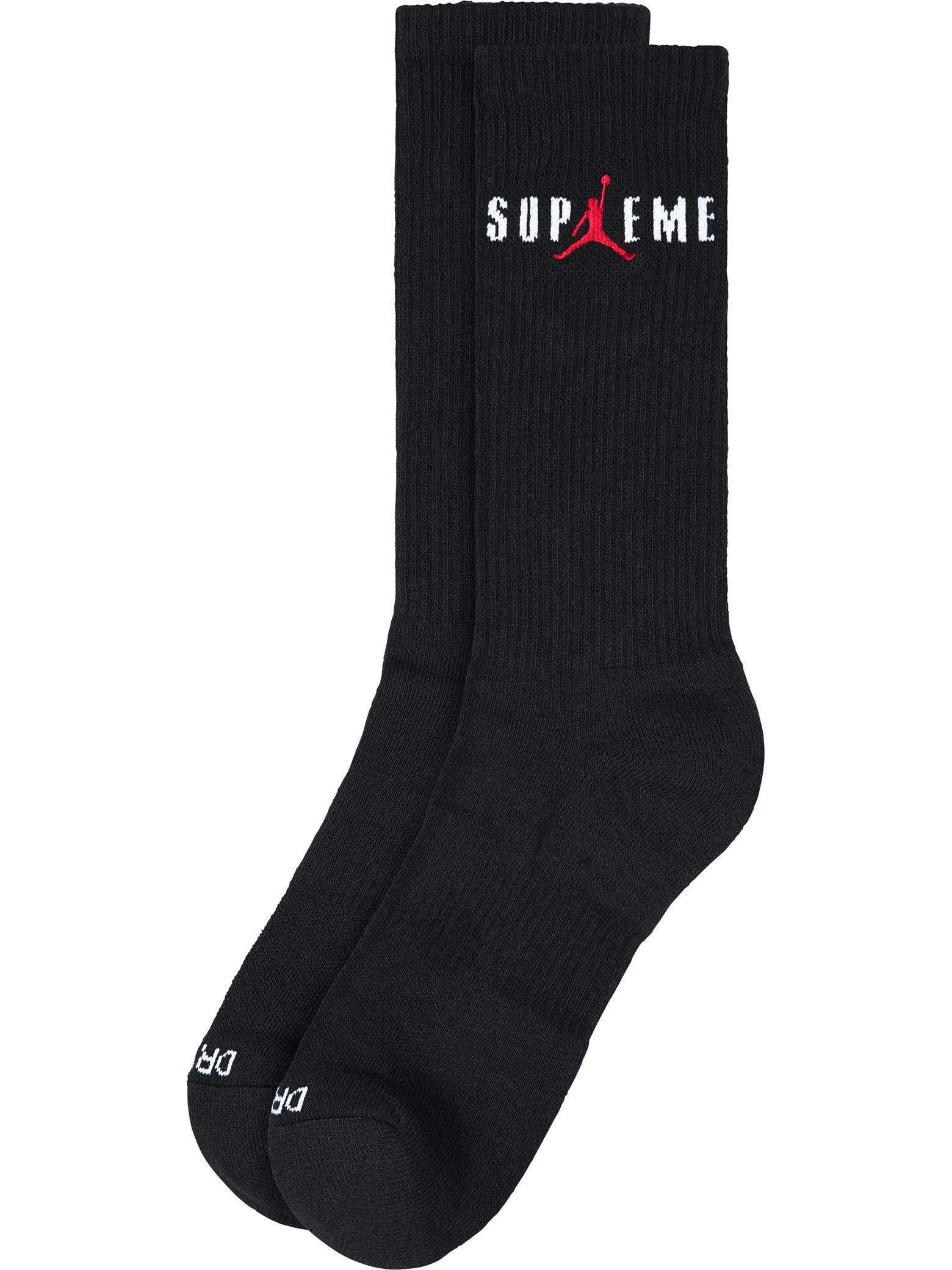Носки Supreme FW24 Jordan Crew Socks "Black" | Farsel