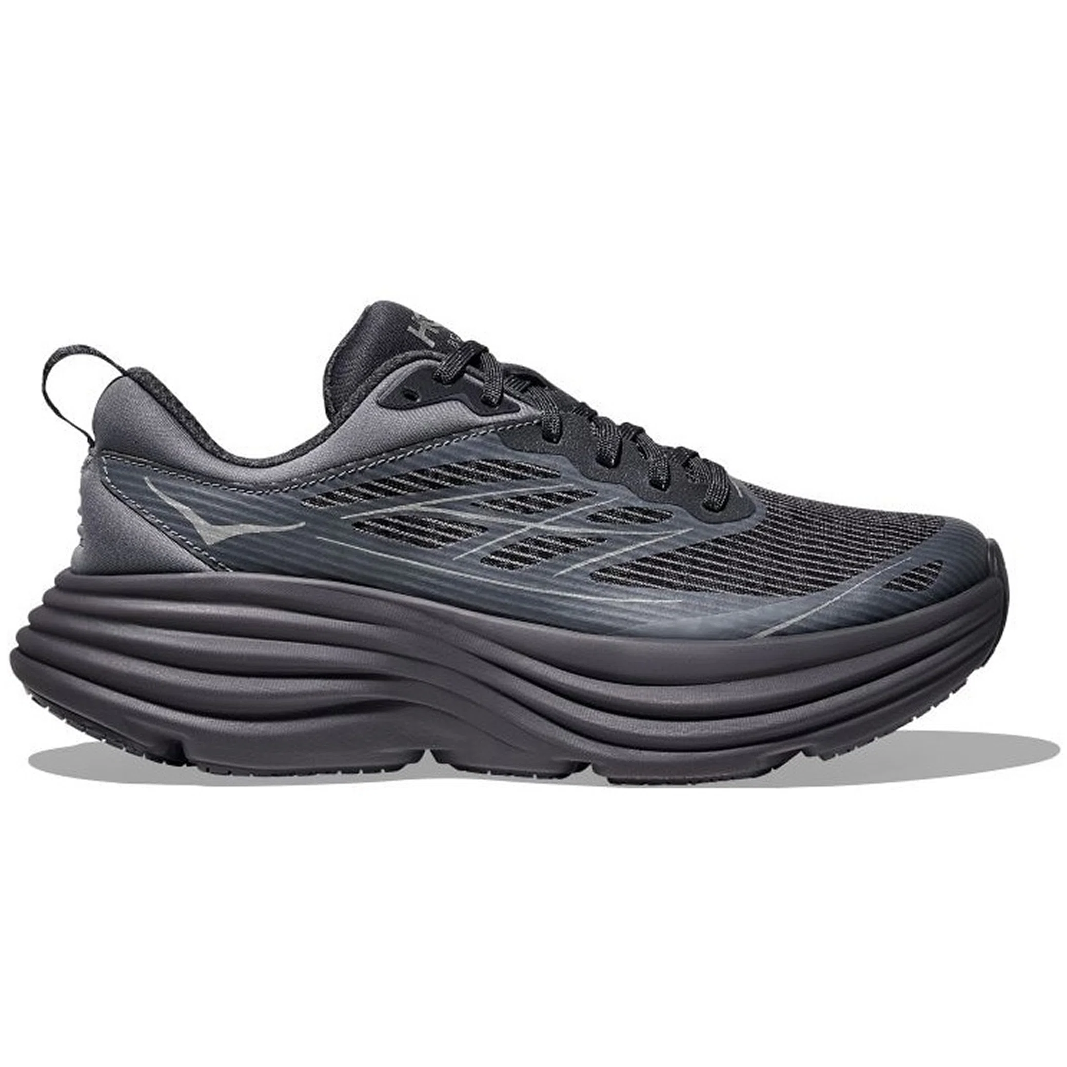 Кроссовки HOKA Bondi 8 Caged "Stealth Tech Pack - Charcoal Grey" | Farsel